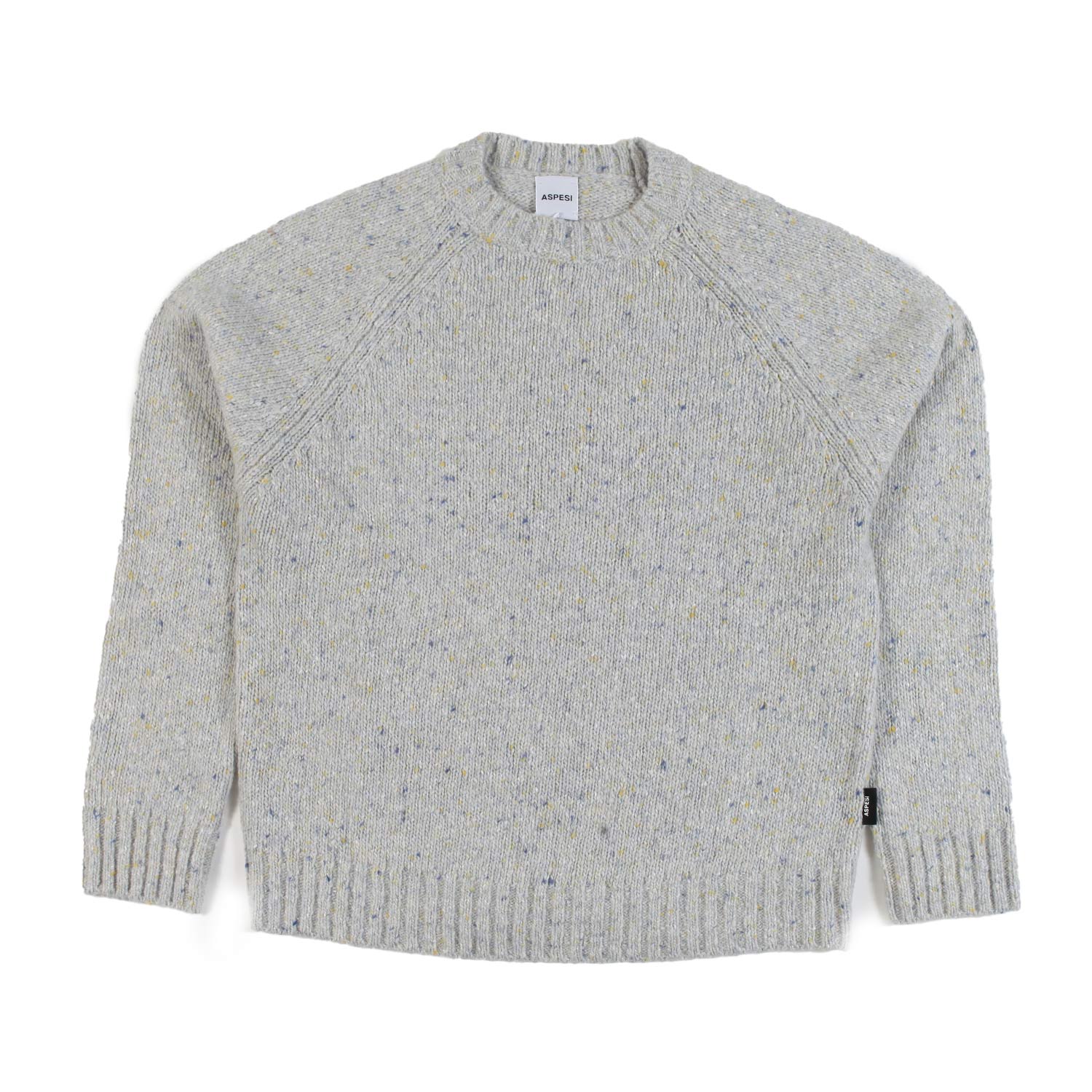 Maglione unisex Aspesi grigio chiaro melange - annameglio.com abbigliamento moda