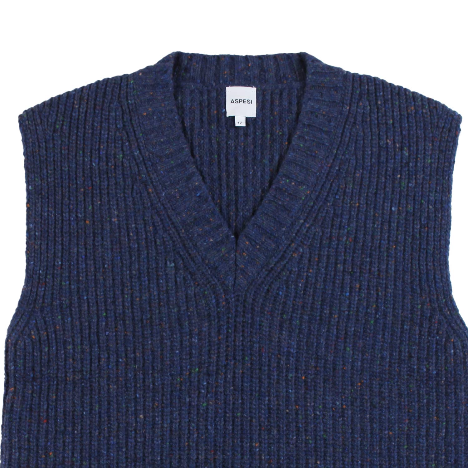 Gilet tricot Aspesi blu melange - annameglio.com abbigliamento moda