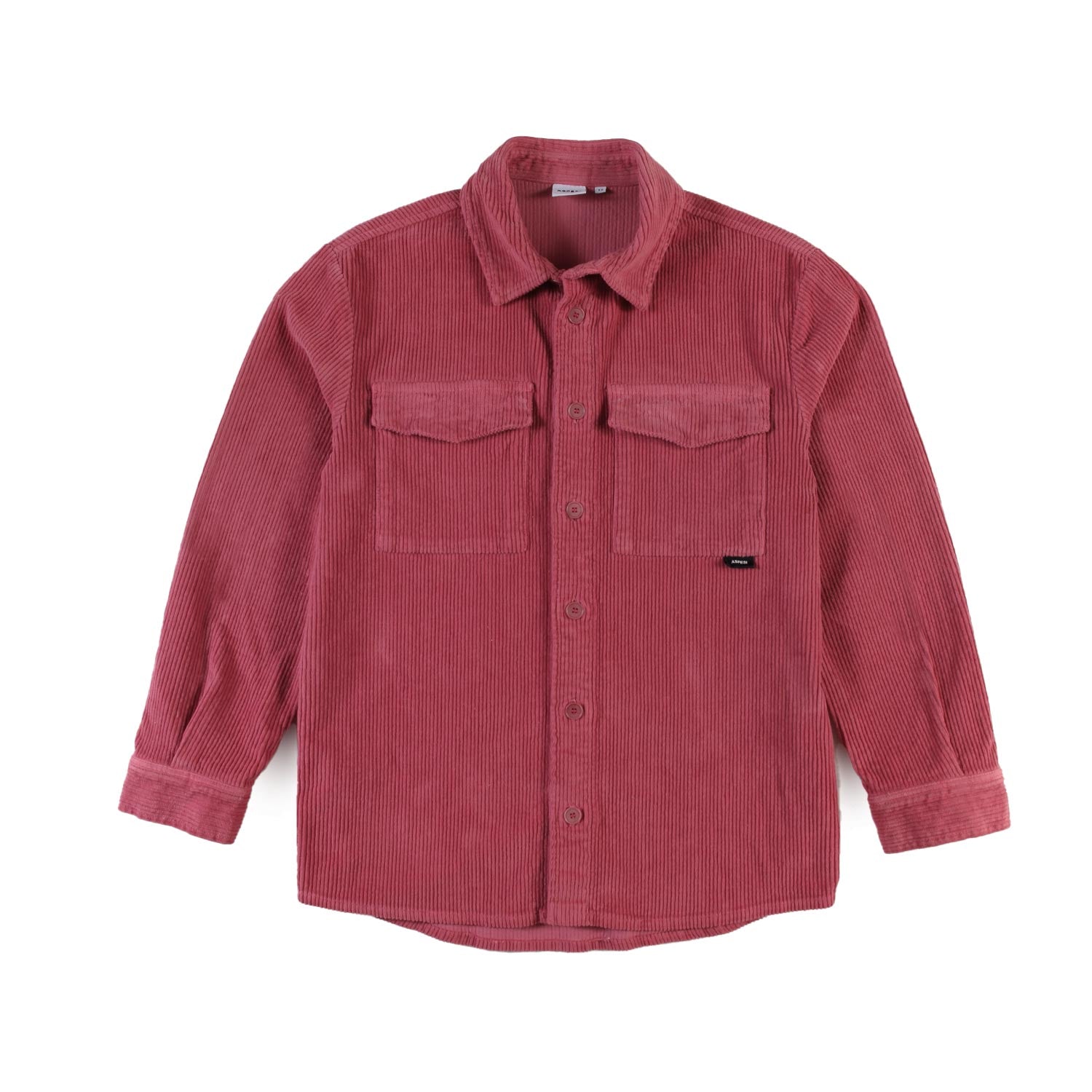 Giacca camicia corduroy Aspesi rosa scuro - annameglio.com abbigliamento moda