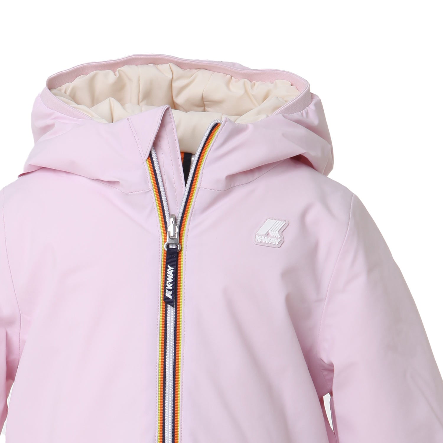 GIUBBOTTO JACK WARM DOUBLE ROSA E BEIGE BIMBA - annameglio.com abbigliamento moda