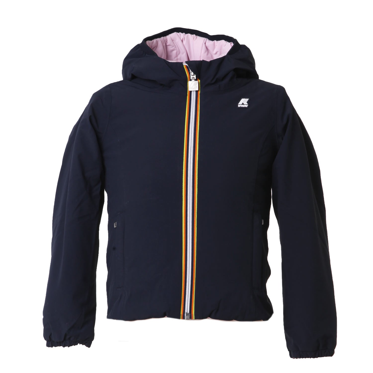 GIACCA LILY WARM DOUBLE BLU E ROSA BAMBINA - annameglio.com abbigliamento moda