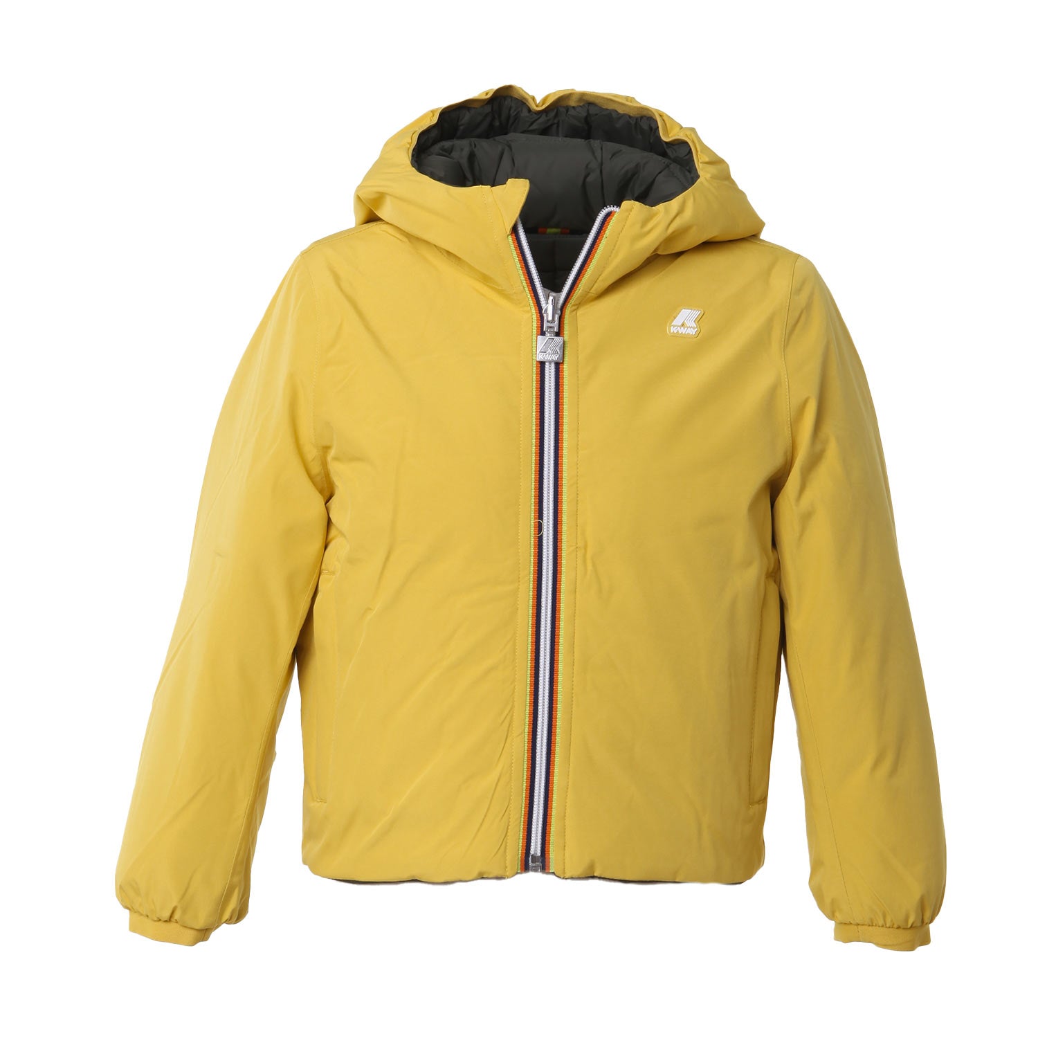 PIUMINO JACK ECO THERMO DOUBLE GIALLO E VERDE - annameglio.com abbigliamento moda