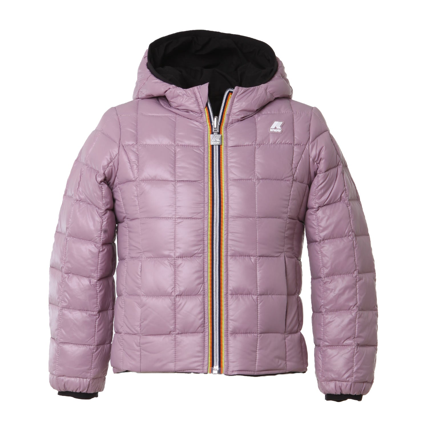 PIUMINO LILY ECO THERMO DOUBLE NERO E VIOLA - annameglio.com abbigliamento moda
