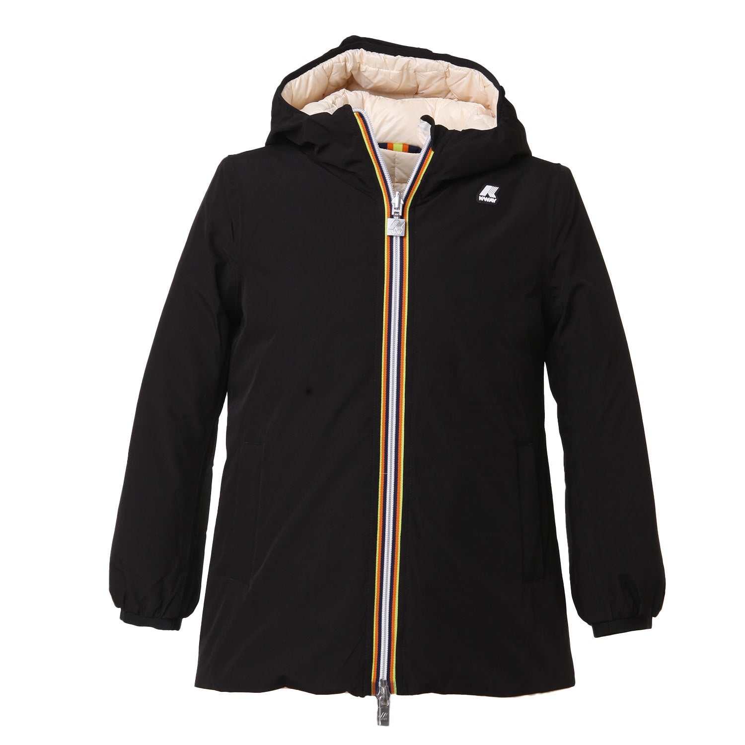 PIUMINO SOPHIE ECO THERMO DOUBLE NERO E BEIGE - annameglio.com abbigliamento moda