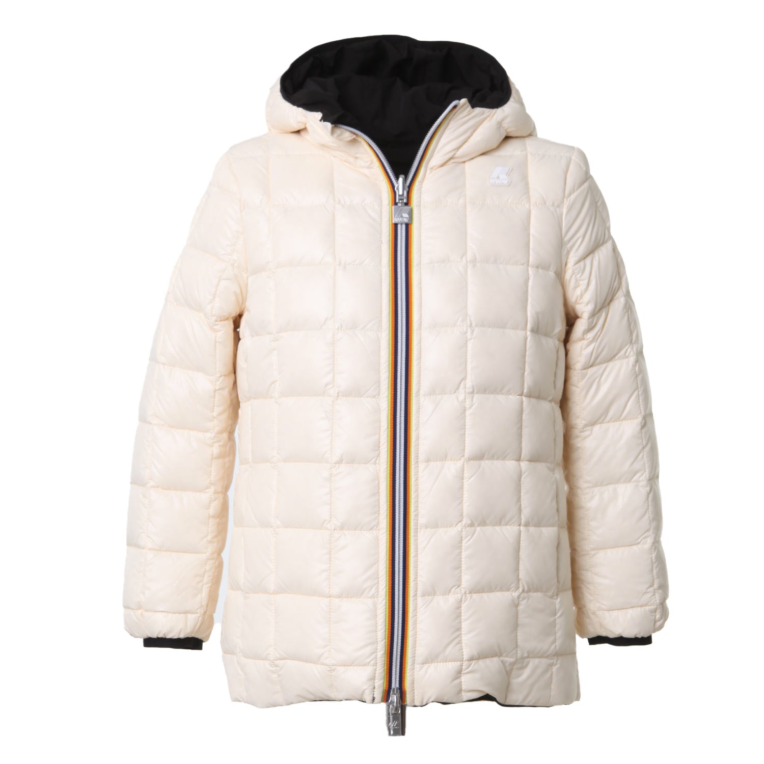 PIUMINO SOPHIE ECO THERMO DOUBLE NERO E BEIGE - annameglio.com abbigliamento moda