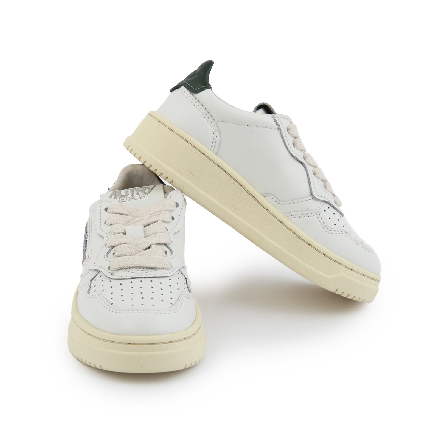 SNEAKER MEDALIST UNISEX BIANCA E VERDE JUNIOR - annameglio.com abbigliamento moda