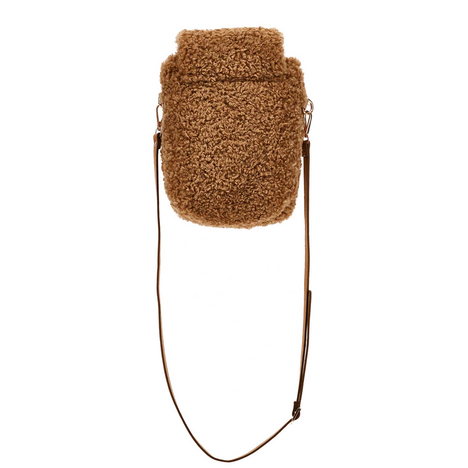 Borsetta peluche Monnalisa beige con tracolla - annameglio.com abbigliamento moda