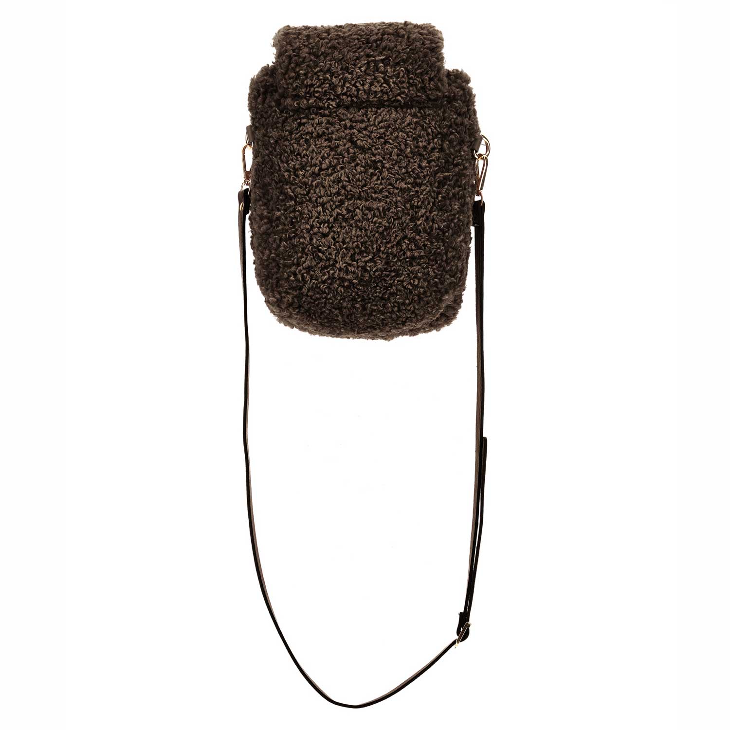 Borsetta peluche Monnalisa marrone con tracolla - annameglio.com abbigliamento moda