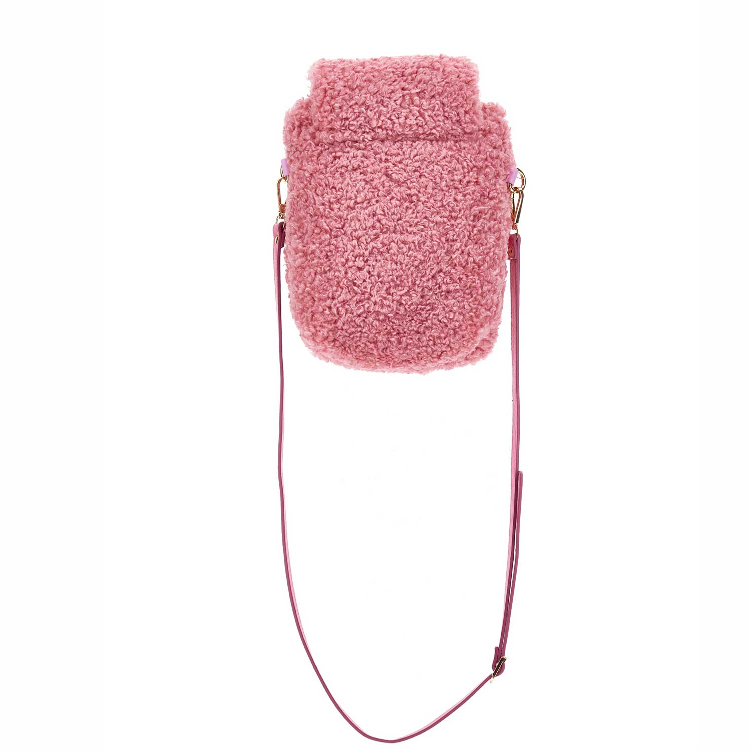 Borsetta peluche Monnalisa fucsia con tracolla - annameglio.com abbigliamento moda