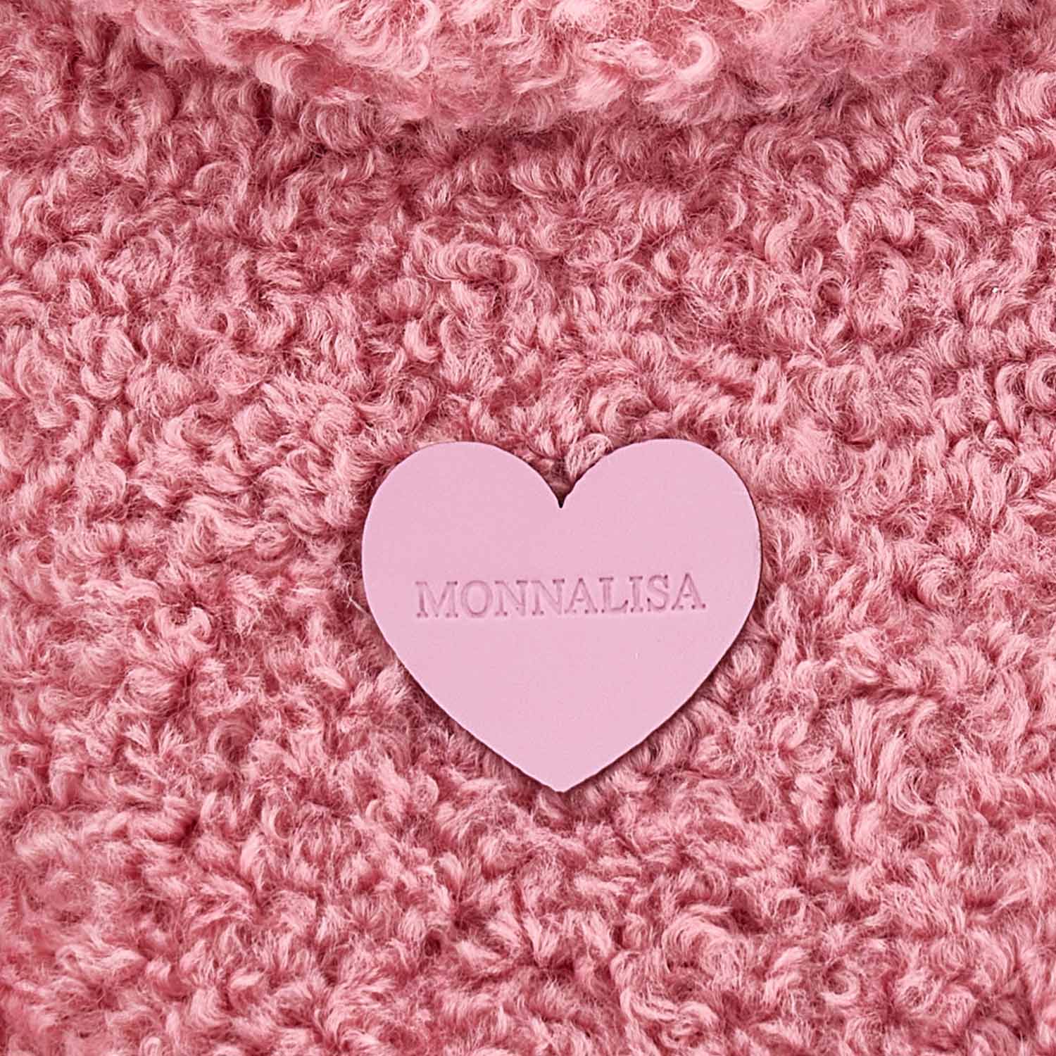 Borsetta peluche Monnalisa fucsia con tracolla - annameglio.com abbigliamento moda