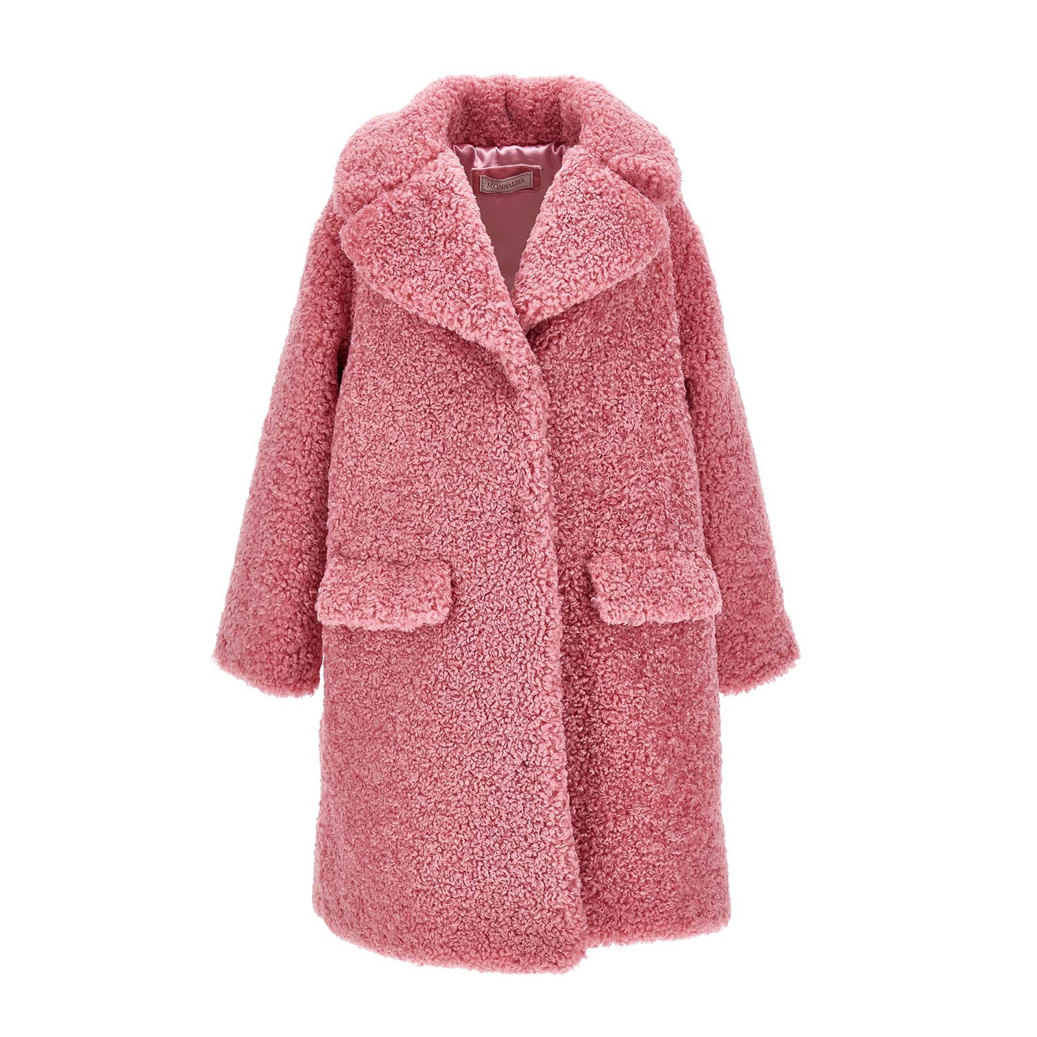 Cappotto peluche rosa Monnalisa - annameglio.com abbigliamento moda