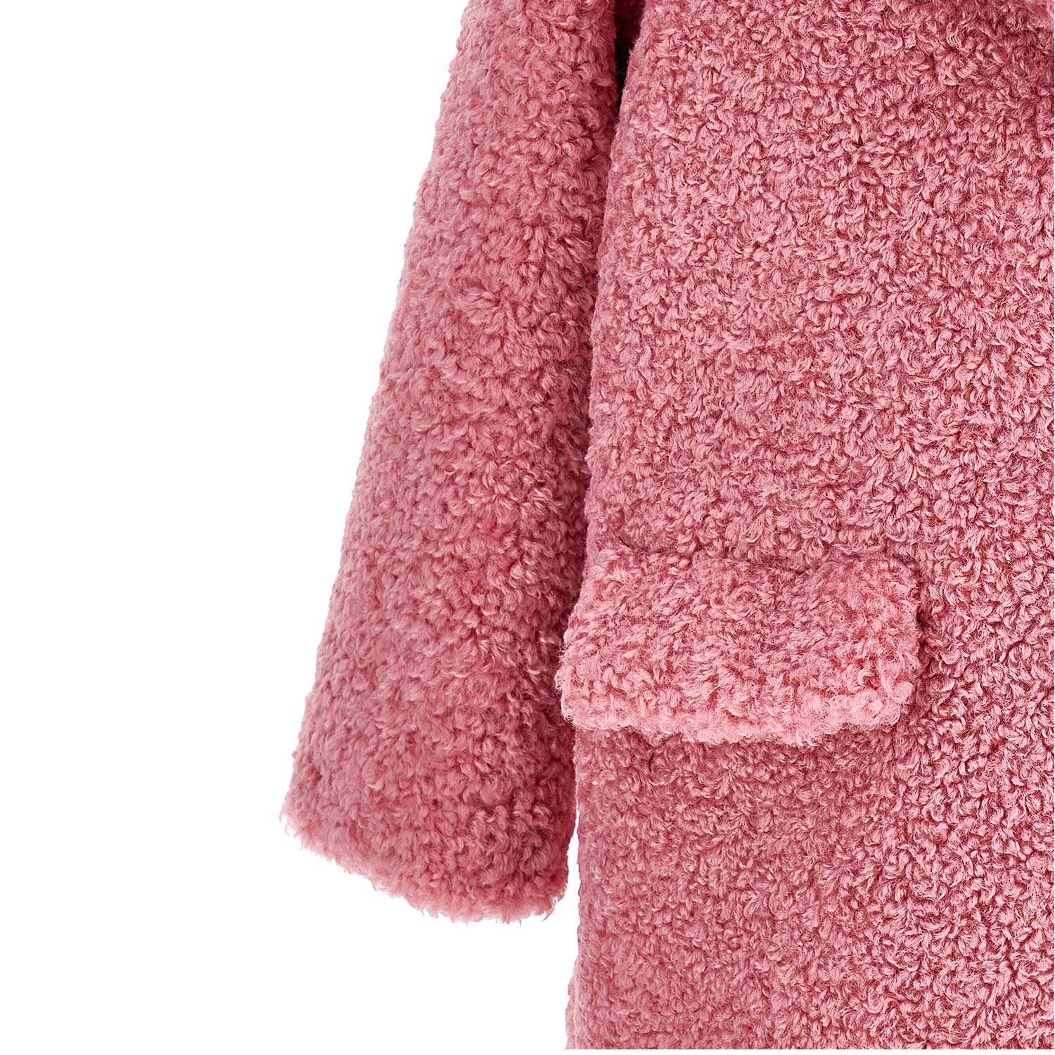 Cappotto peluche rosa Monnalisa - annameglio.com abbigliamento moda