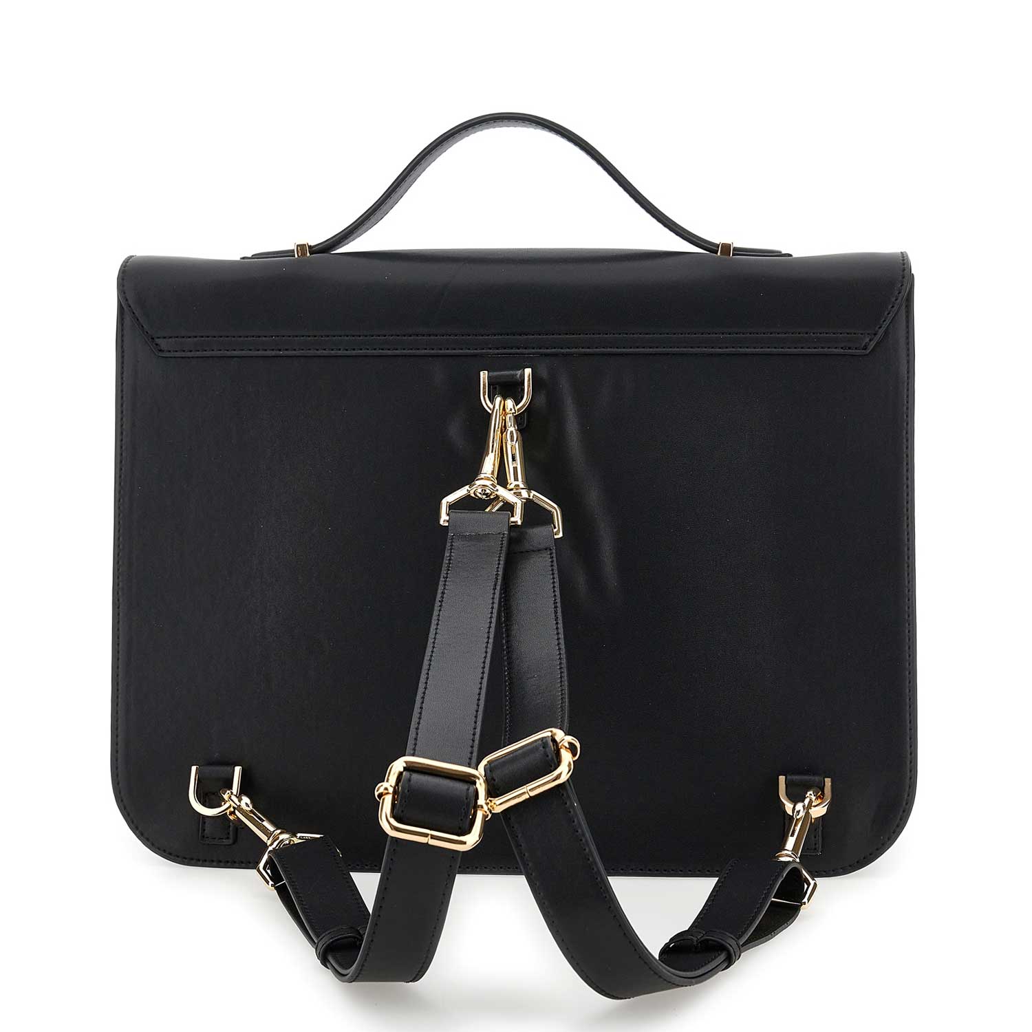 Cartella Monnalisa nera e oro in pelle - annameglio.com abbigliamento moda