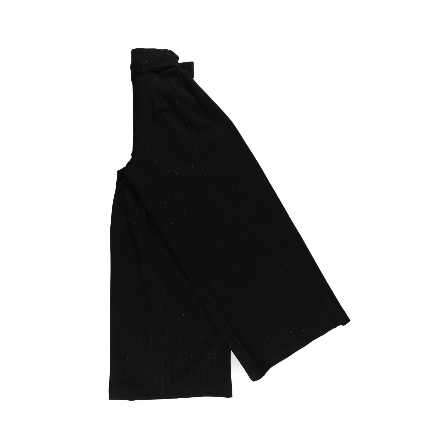Pantalone nero gessato lurex Monnalisa - annameglio.com abbigliamento moda
