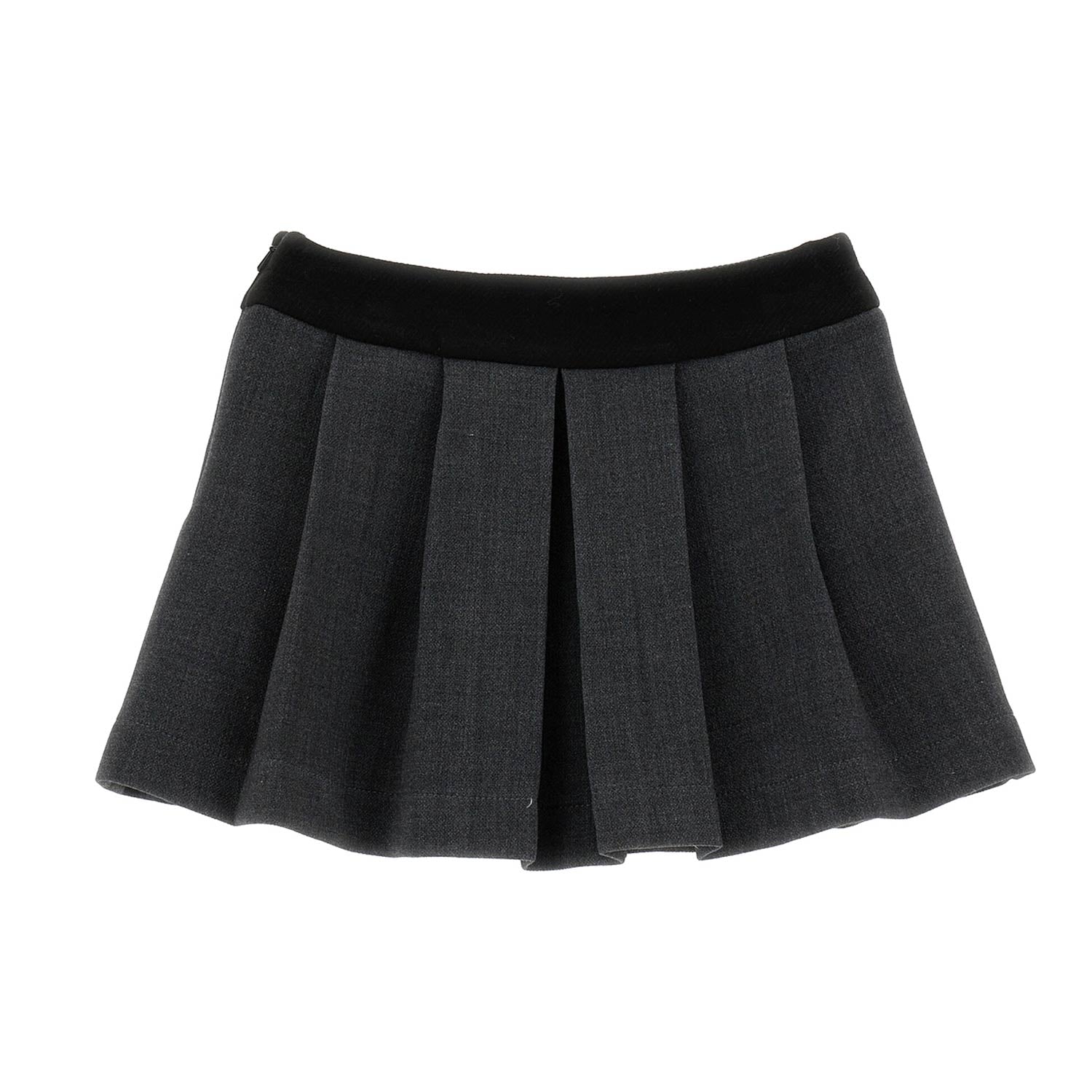 Minigonna tennis Monnalisa grigia e nera - annameglio.com abbigliamento moda