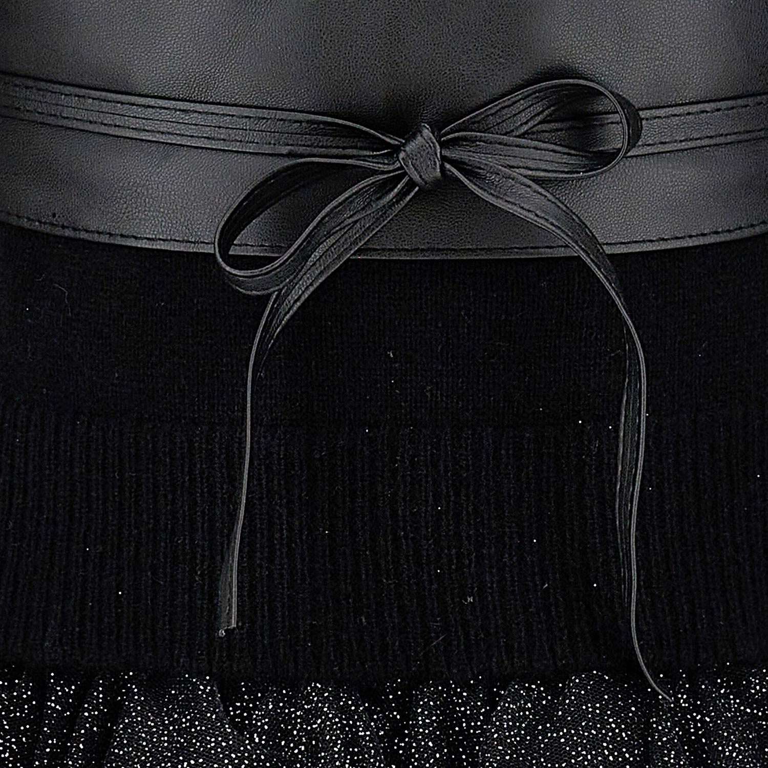 Abito Monnalisa nero e lurex con pullover - annameglio.com abbigliamento moda