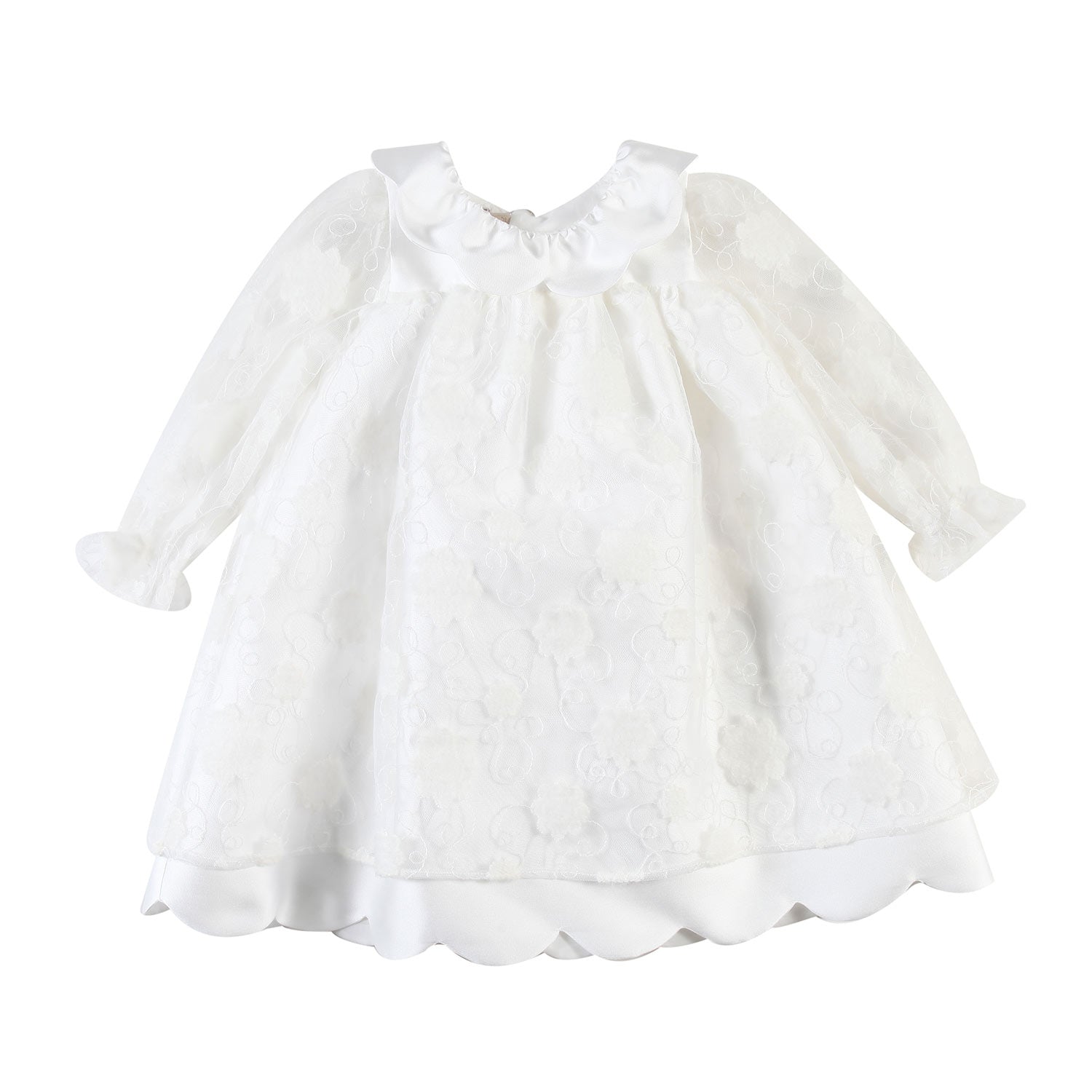 Abito tulle La Stupenderia bianco Bimba - annameglio.com abbigliamento moda