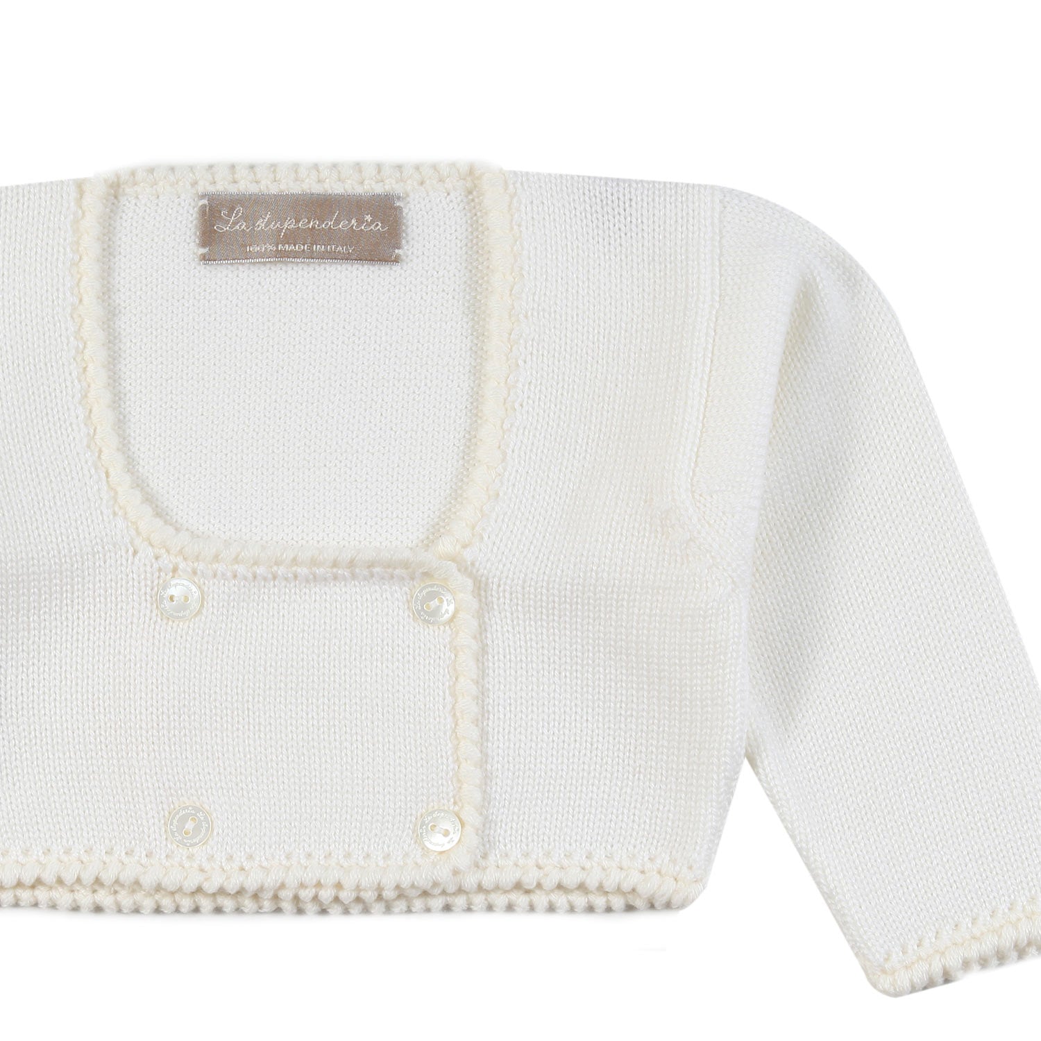 Scaldacuore unisex La Stupenderia bianco panna - annameglio.com abbigliamento moda