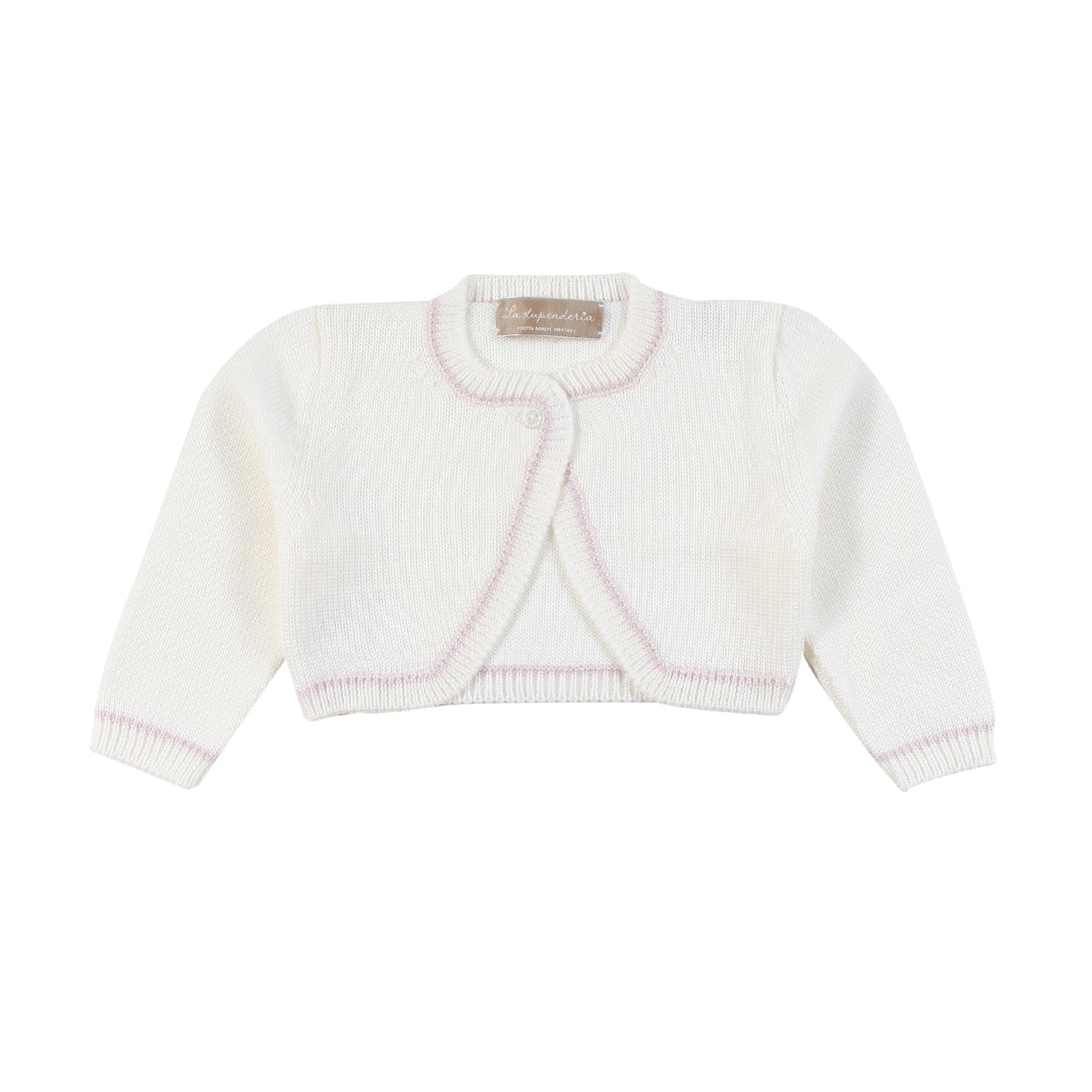 Scaldacuore La Stupenderia panna e rosa Bimba - annameglio.com abbigliamento moda