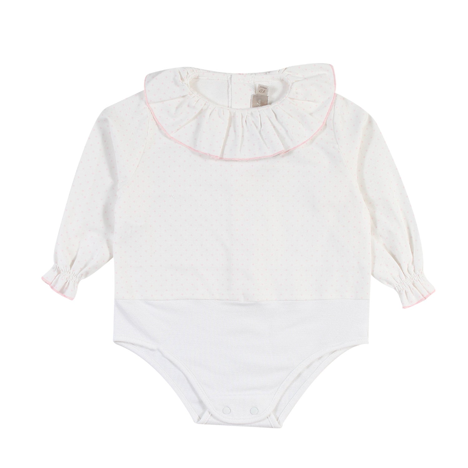 Body La Stupenderia panna e rosa Bimba - annameglio.com abbigliamento moda