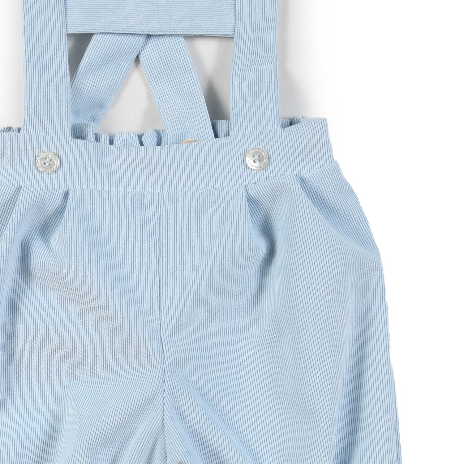 Bermuda salopette La Stupenderia celeste Bimbo - annameglio.com abbigliamento moda