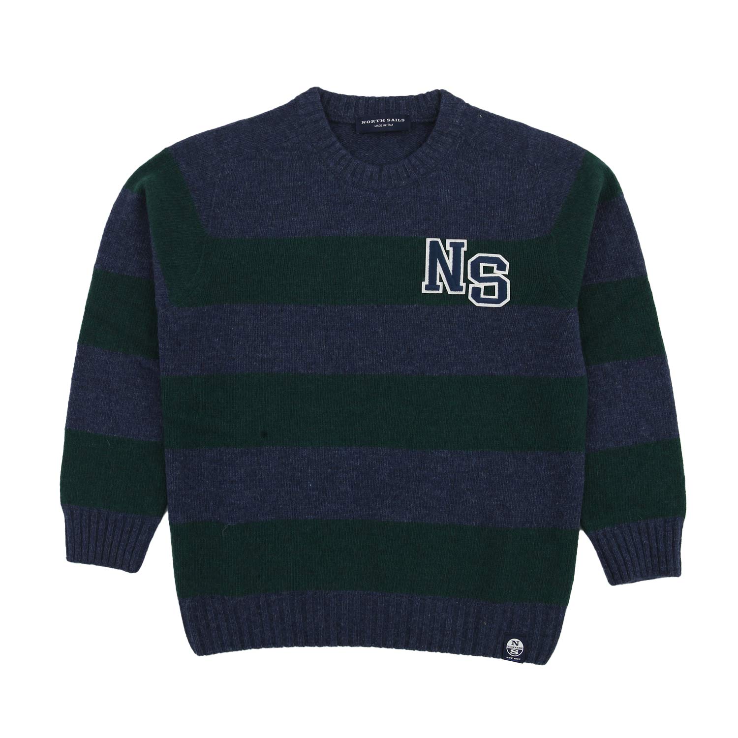 Maglioncino bambino a strisce verdi e blu - annameglio.com abbigliamento moda