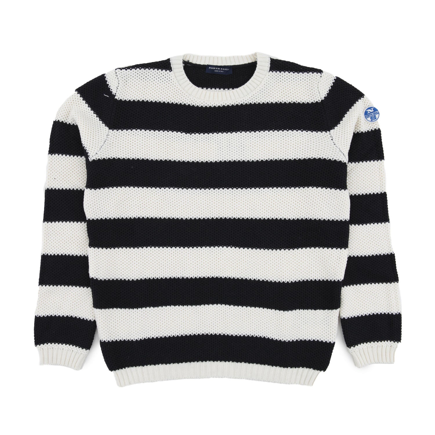 Pullover bambino a righe bianche e nere - annameglio.com abbigliamento moda