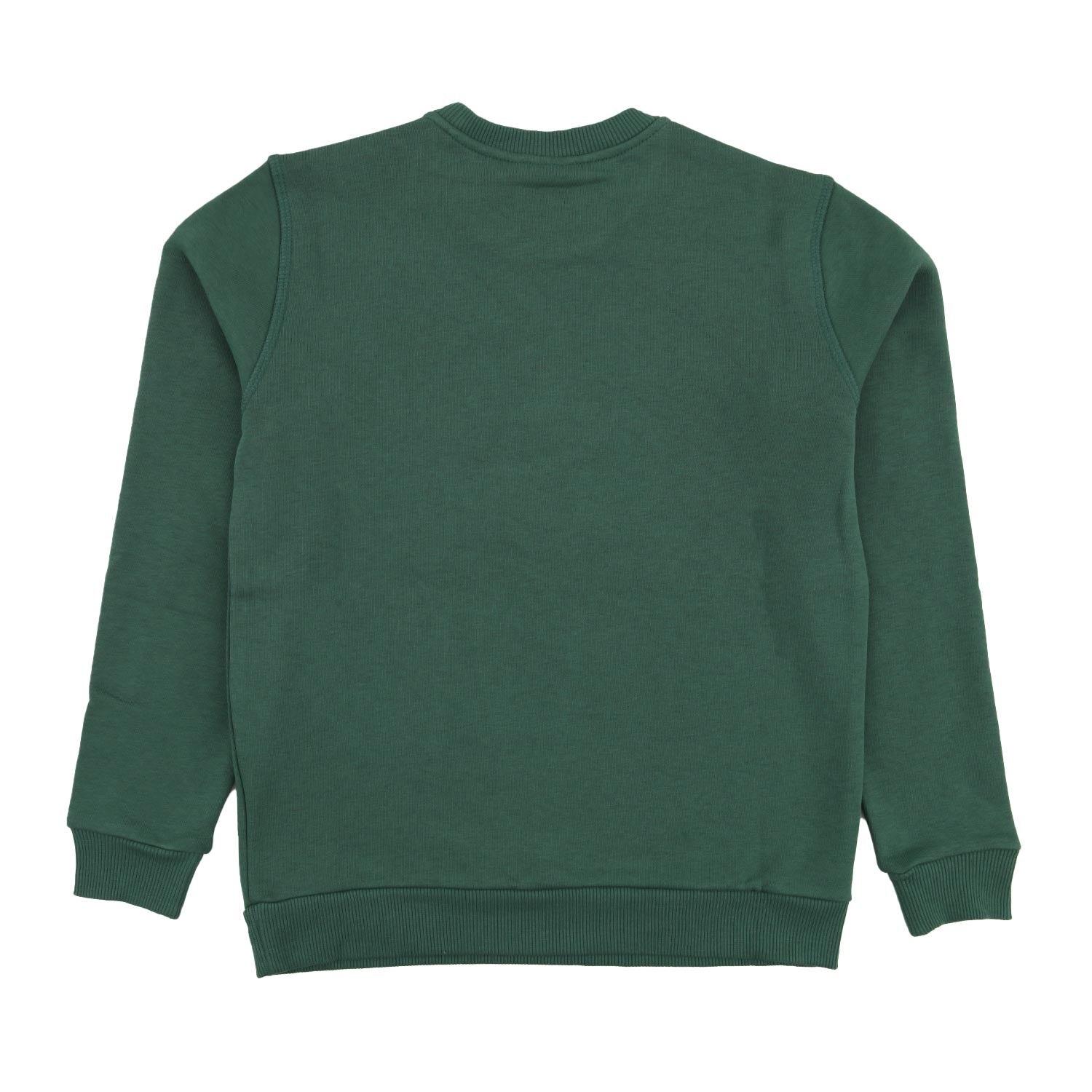 Felpa verde con lettering in spugna - annameglio.com abbigliamento moda