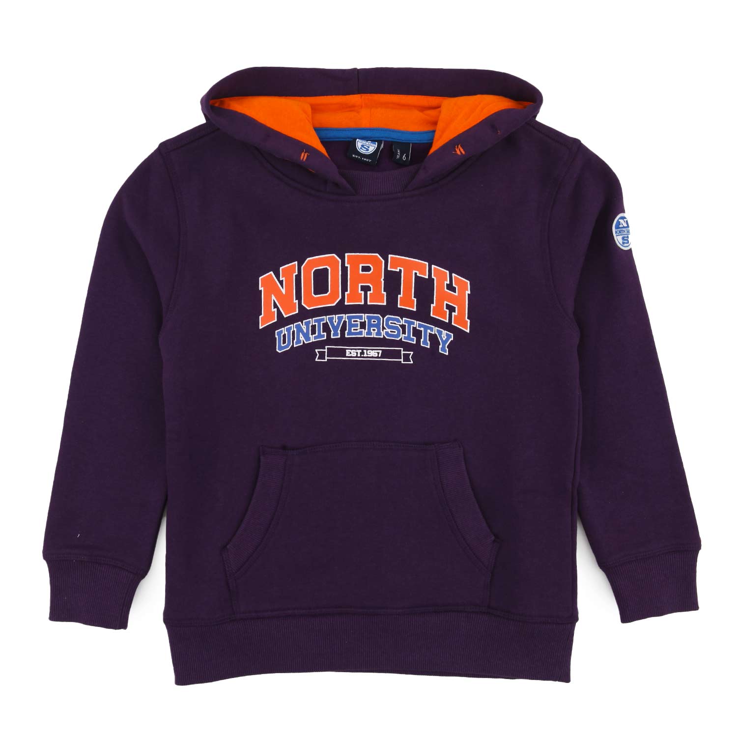 Felpa viola con dettagli a contrasto - annameglio.com abbigliamento moda