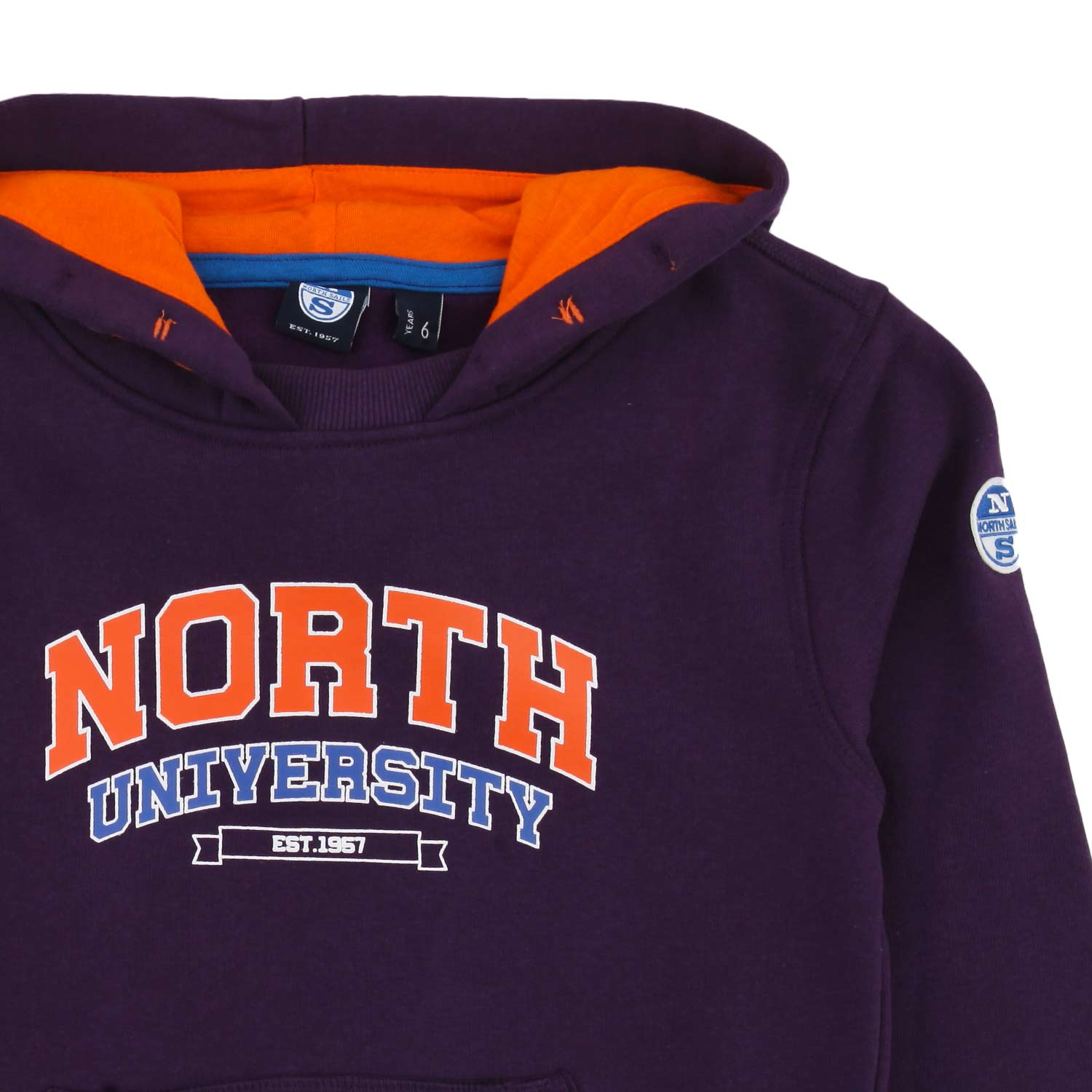 Felpa viola con dettagli a contrasto - annameglio.com abbigliamento moda