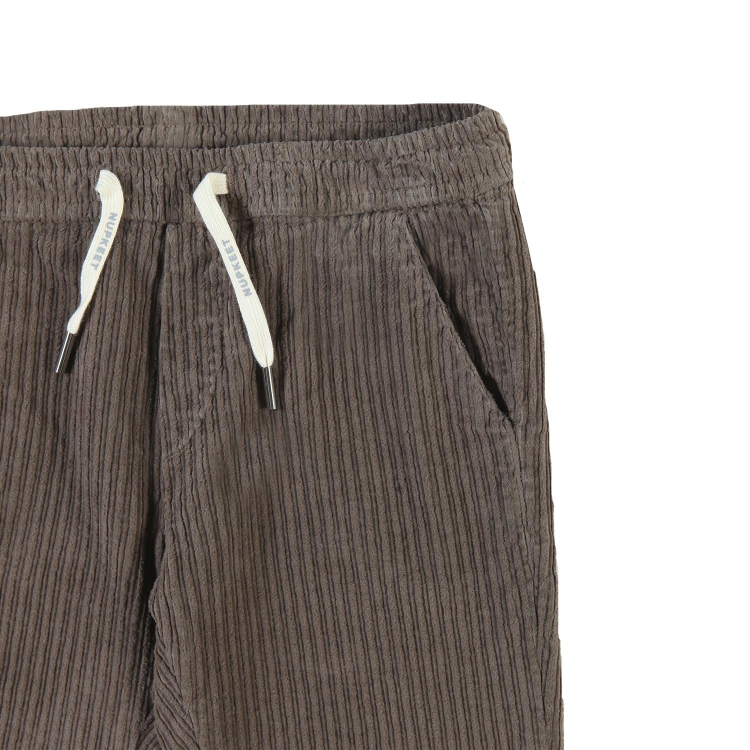 Pantalone NK Ghirla in velluto tortora - annameglio.com abbigliamento moda