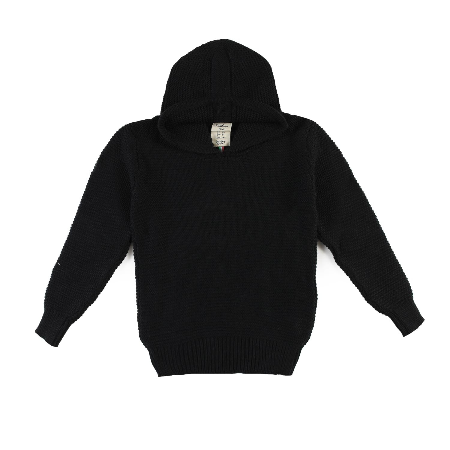 Maglione NK Matese nero con cappuccio - annameglio.com abbigliamento moda