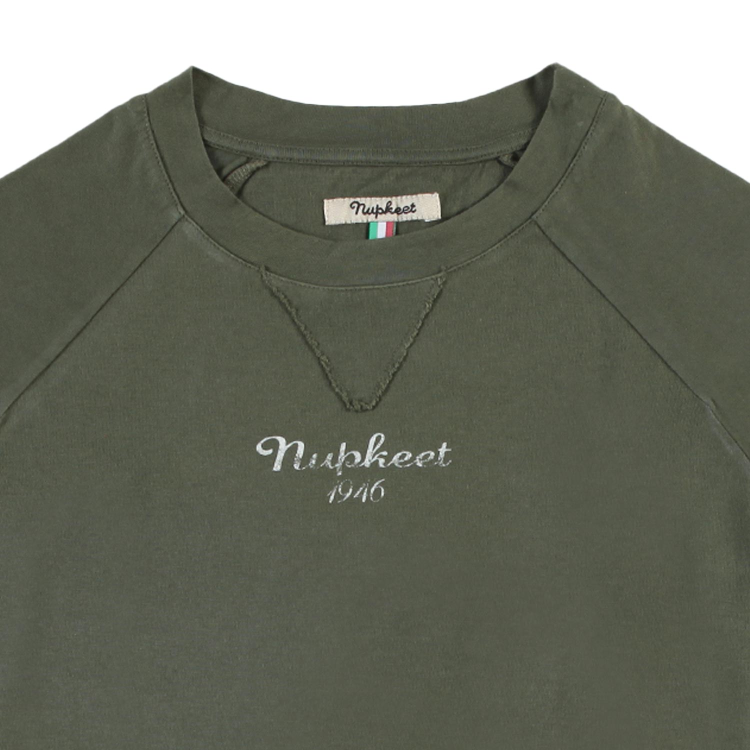 T-shirt lunga NK Baratz verde militare - annameglio.com abbigliamento moda