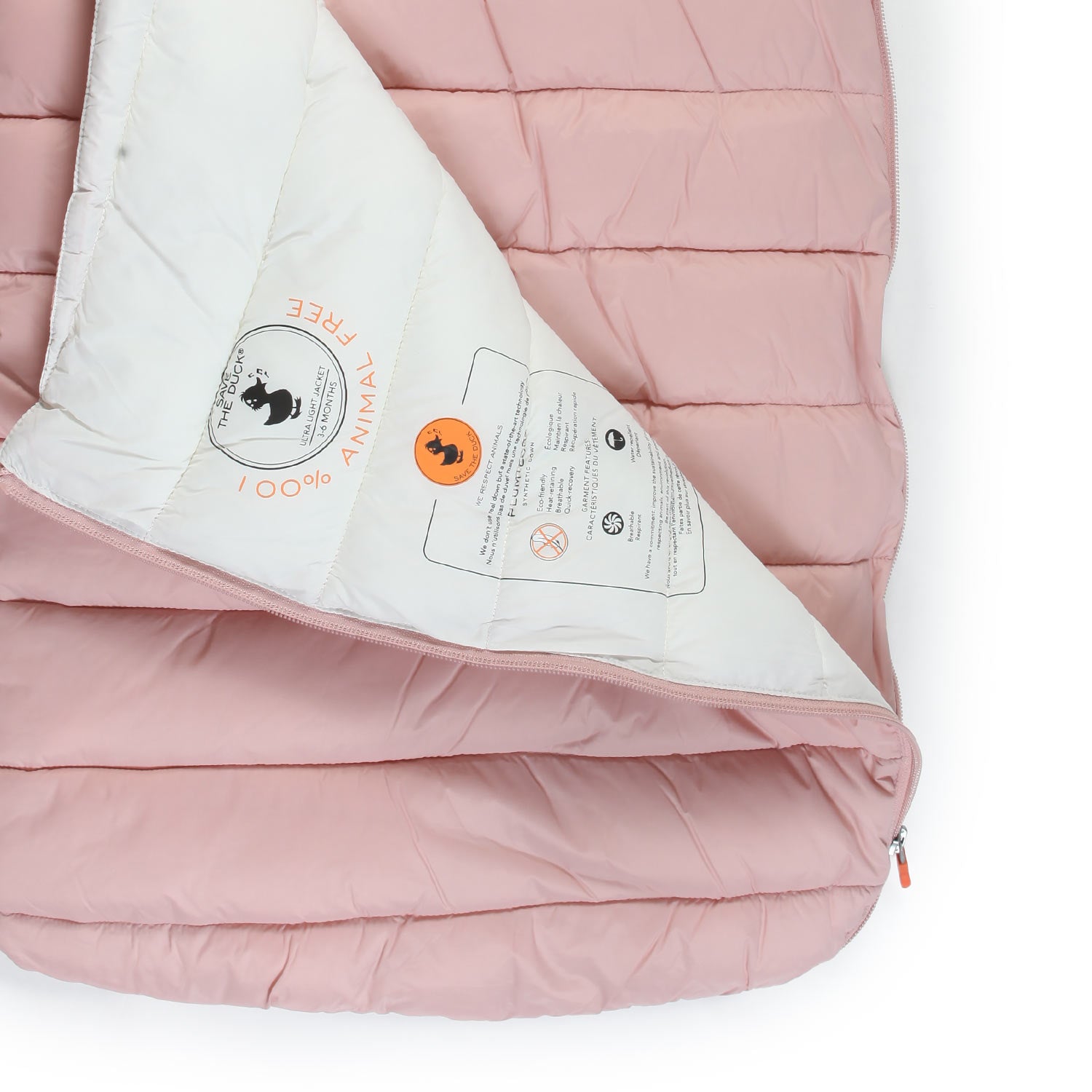 Sacco nanna May rosa blush e bianco Bimba - annameglio.com abbigliamento moda