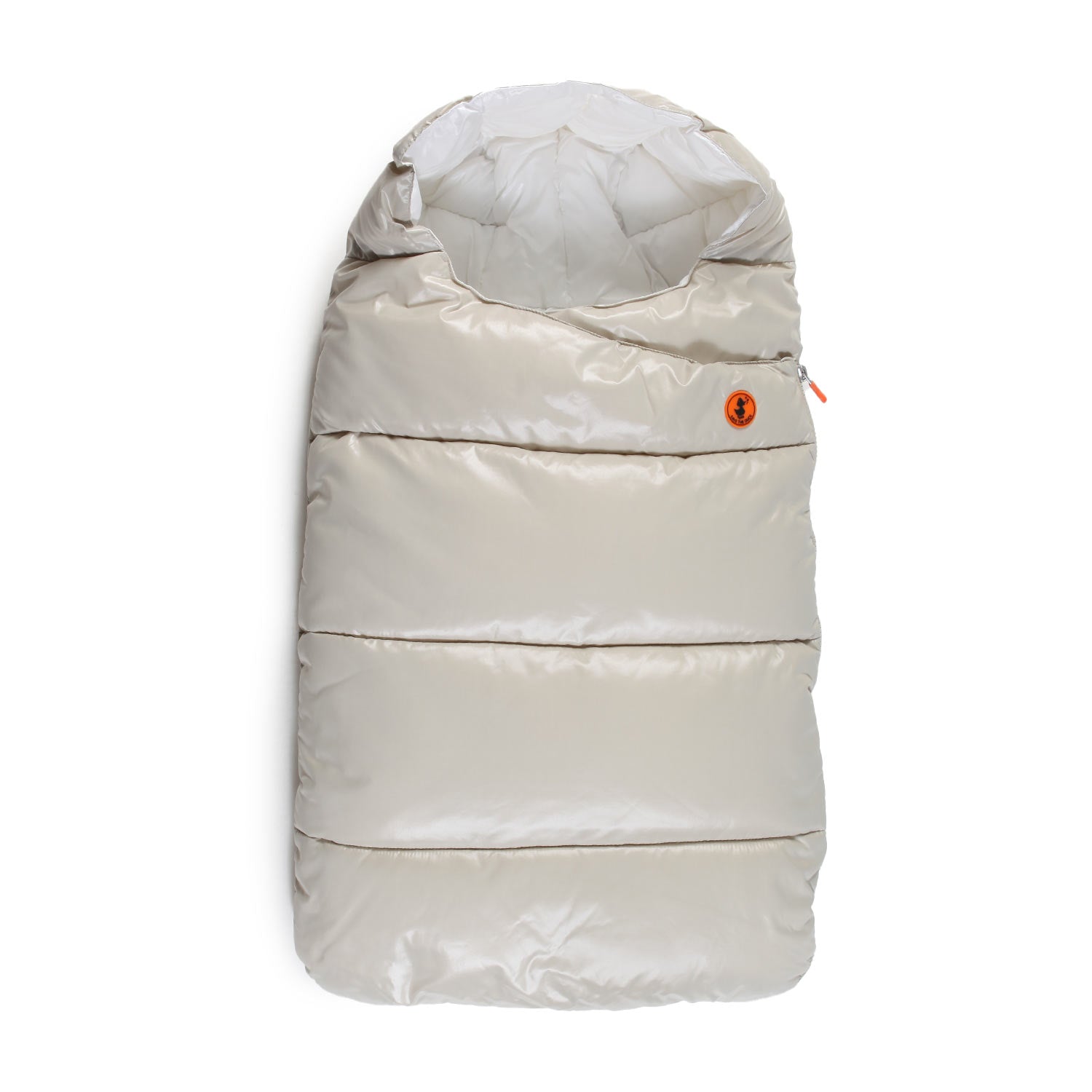 Sacco nanna Kay beige semilucido e bianco - annameglio.com abbigliamento moda