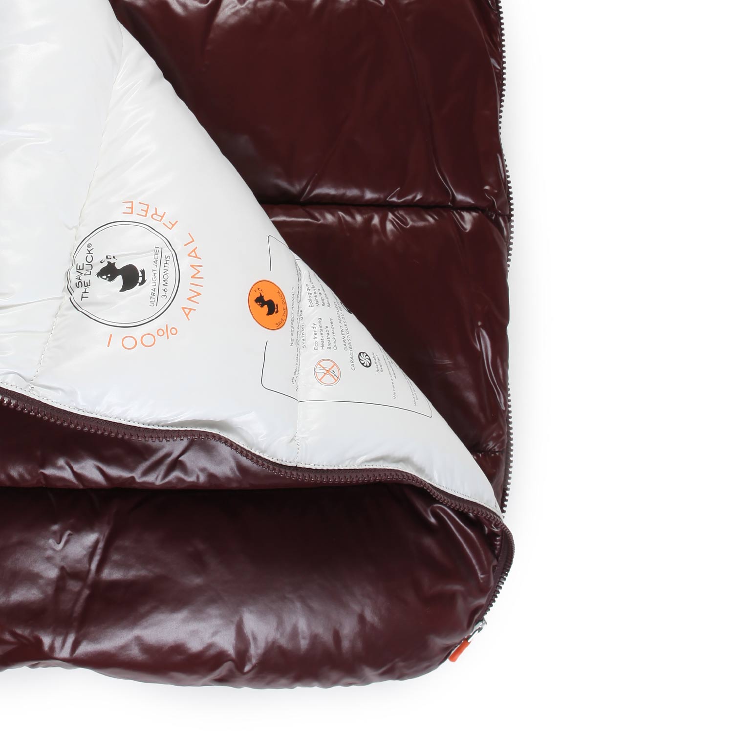 Sacco nanna Kay marrone semilucido e bianco - annameglio.com abbigliamento moda