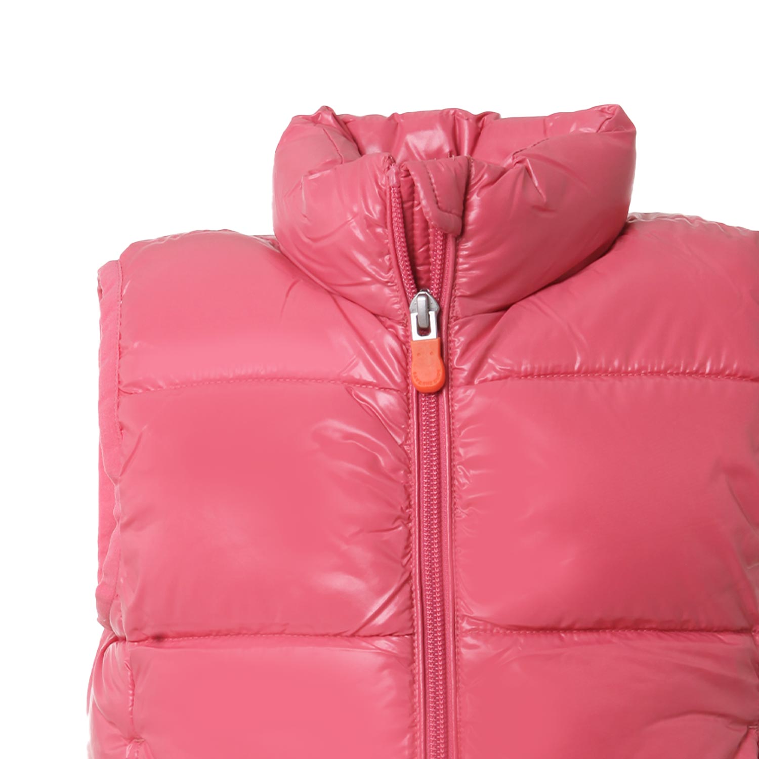 Piumino gilet Hagi rosa bloom e bianco Bimba - annameglio.com abbigliamento moda