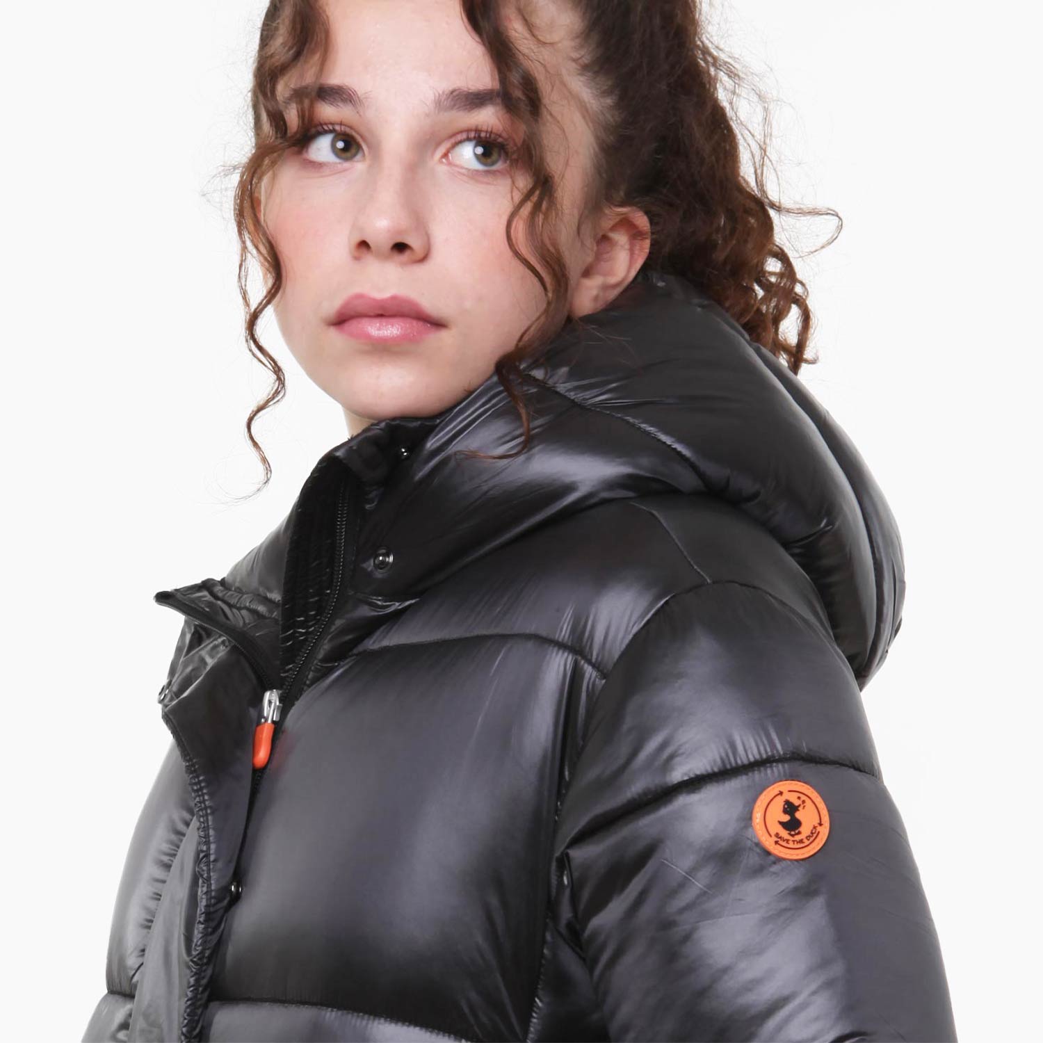 Piumino Soni grigio scuro cangiante Teen e Ragazza - annameglio.com abbigliamento moda