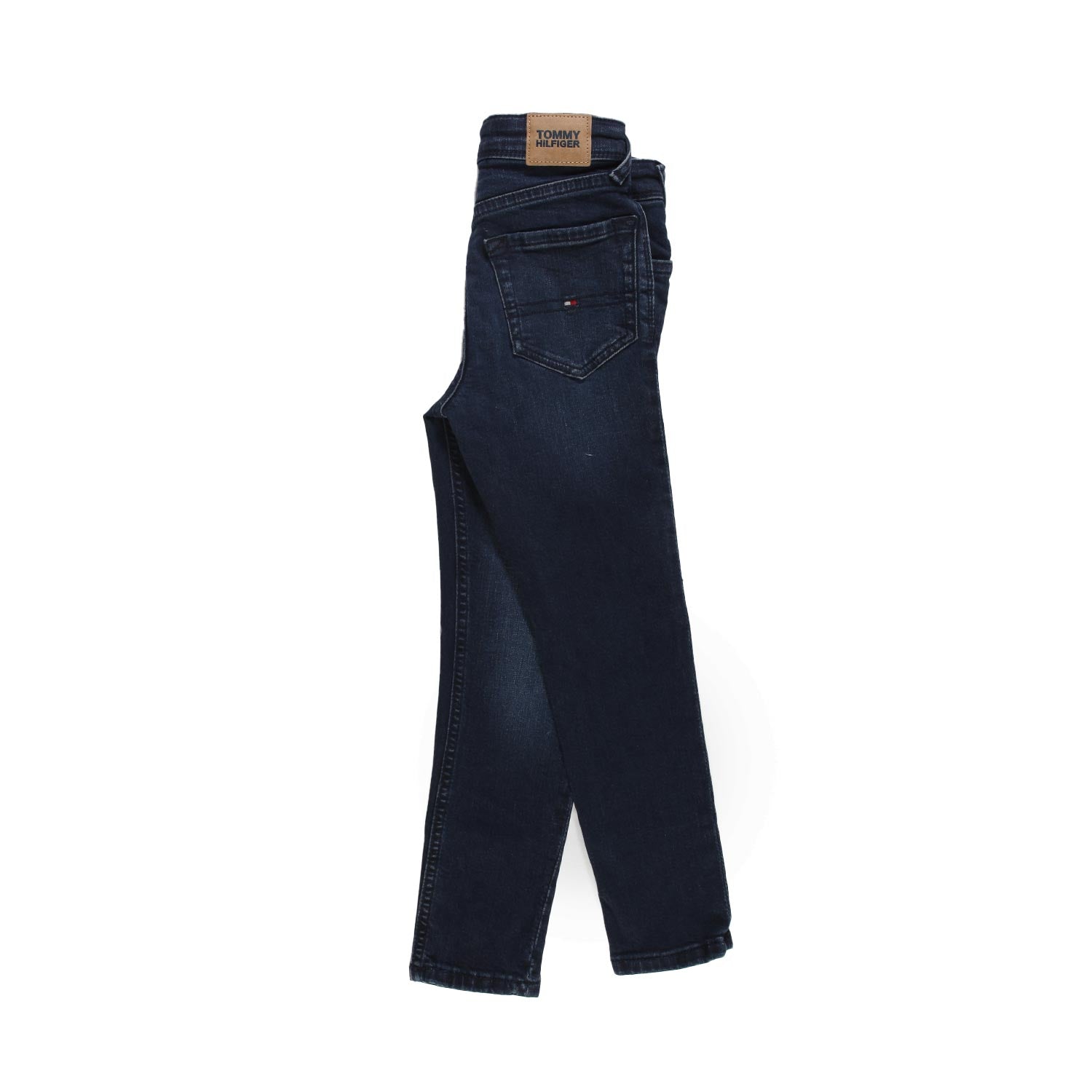 Jeans slim Tommy blu scuro bambino e ragazzo - annameglio.com abbigliamento moda
