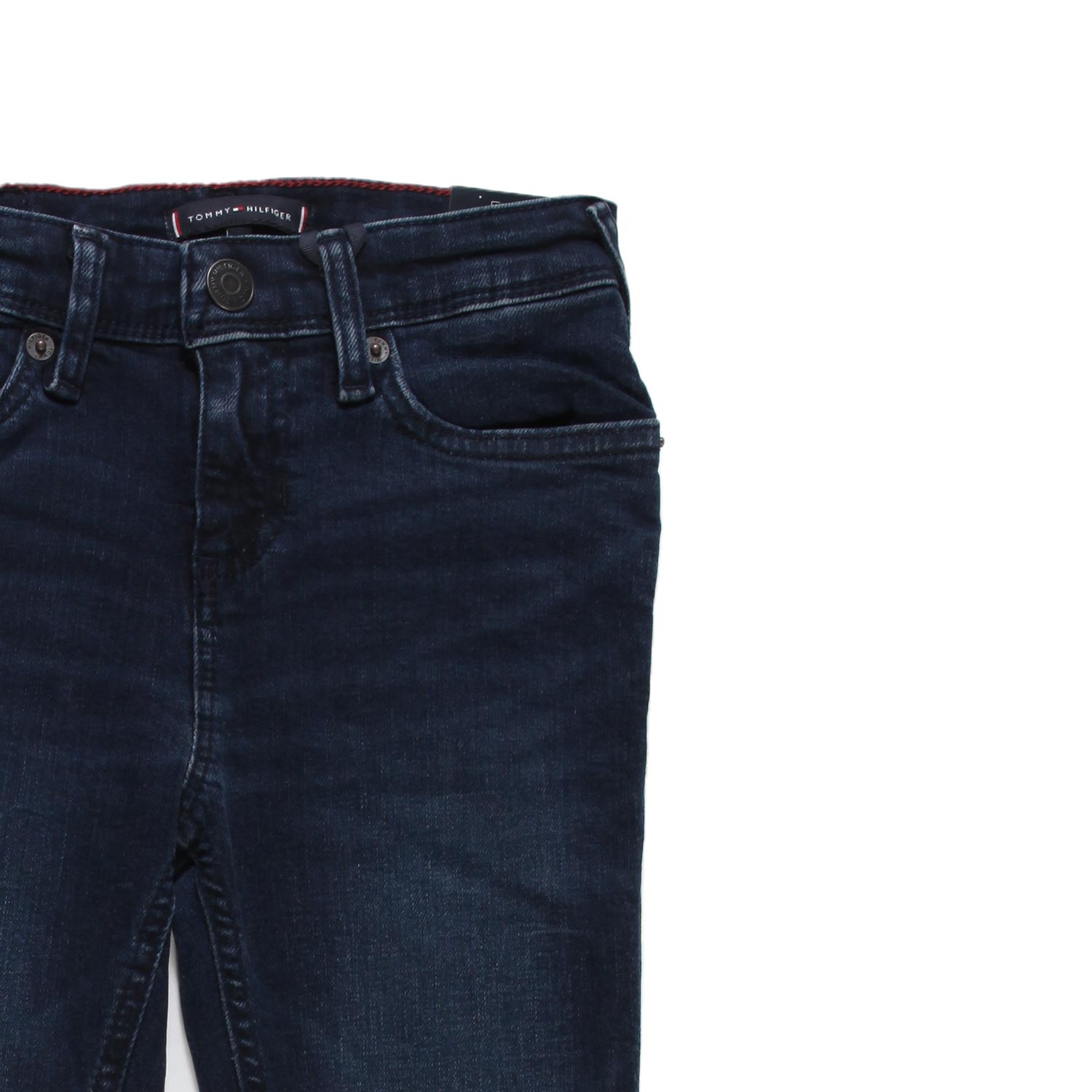 Jeans slim Tommy blu scuro bambino e ragazzo - annameglio.com abbigliamento moda