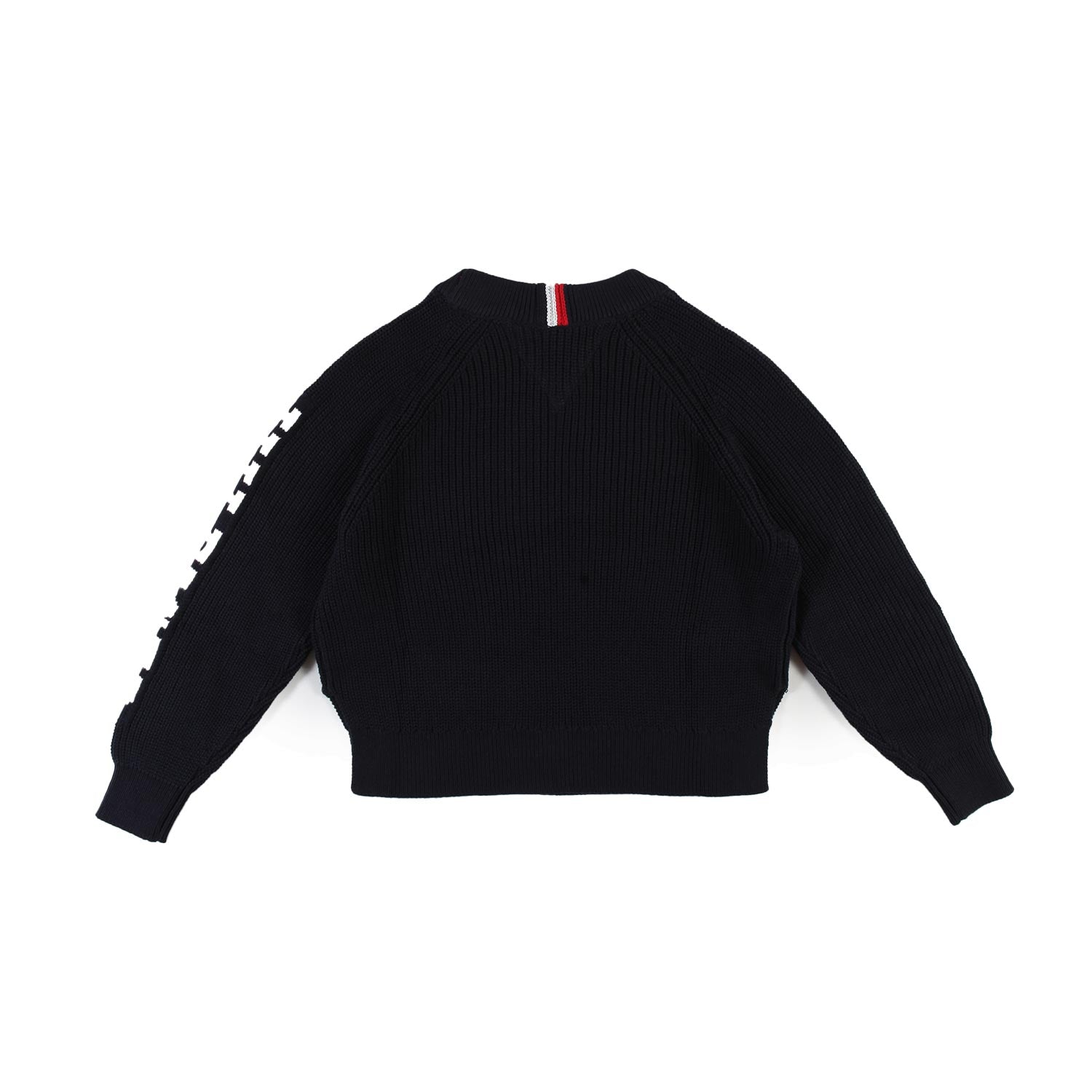 Pullover Tommy blu logo bianco Bambina e Teenager - annameglio.com abbigliamento moda