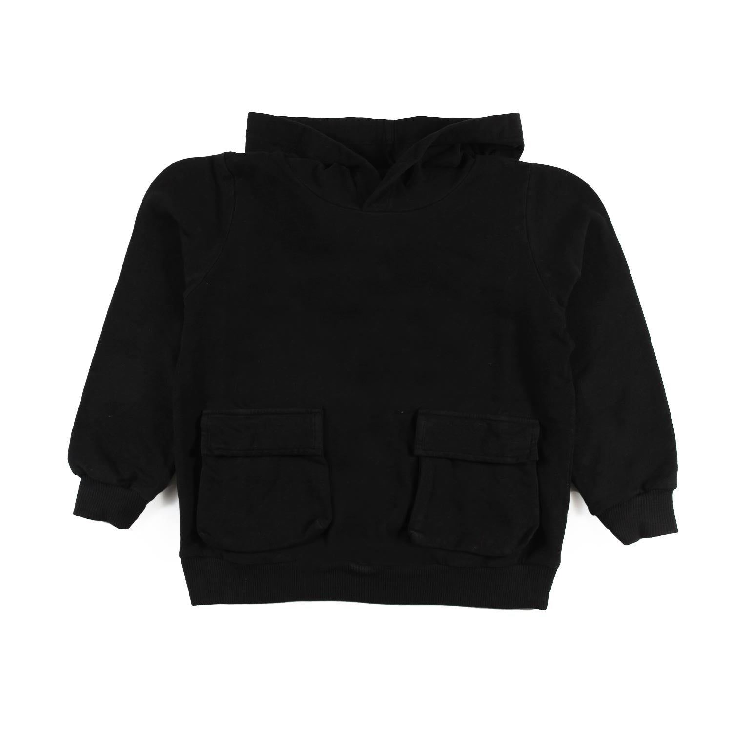 Felpa unisex Zhoe e Tobiah nera con cappuccio - annameglio.com abbigliamento moda