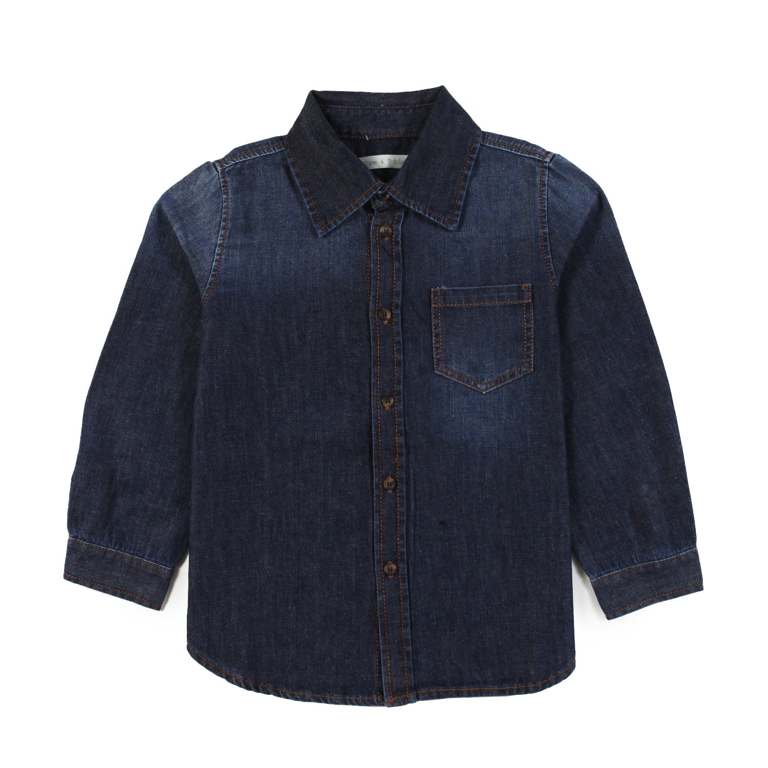 Camicia jeans unisex Zhoe e Tobiah blu medio - annameglio.com abbigliamento moda