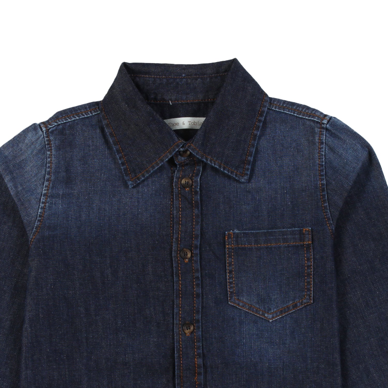 Camicia jeans unisex Zhoe e Tobiah blu medio - annameglio.com abbigliamento moda