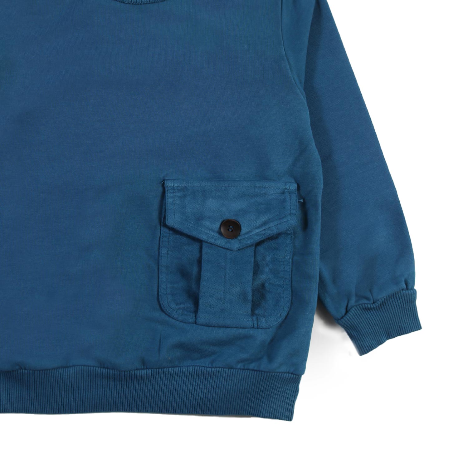 Felpa unisex Zhoe e Tobiah blu ottanio - annameglio.com abbigliamento moda