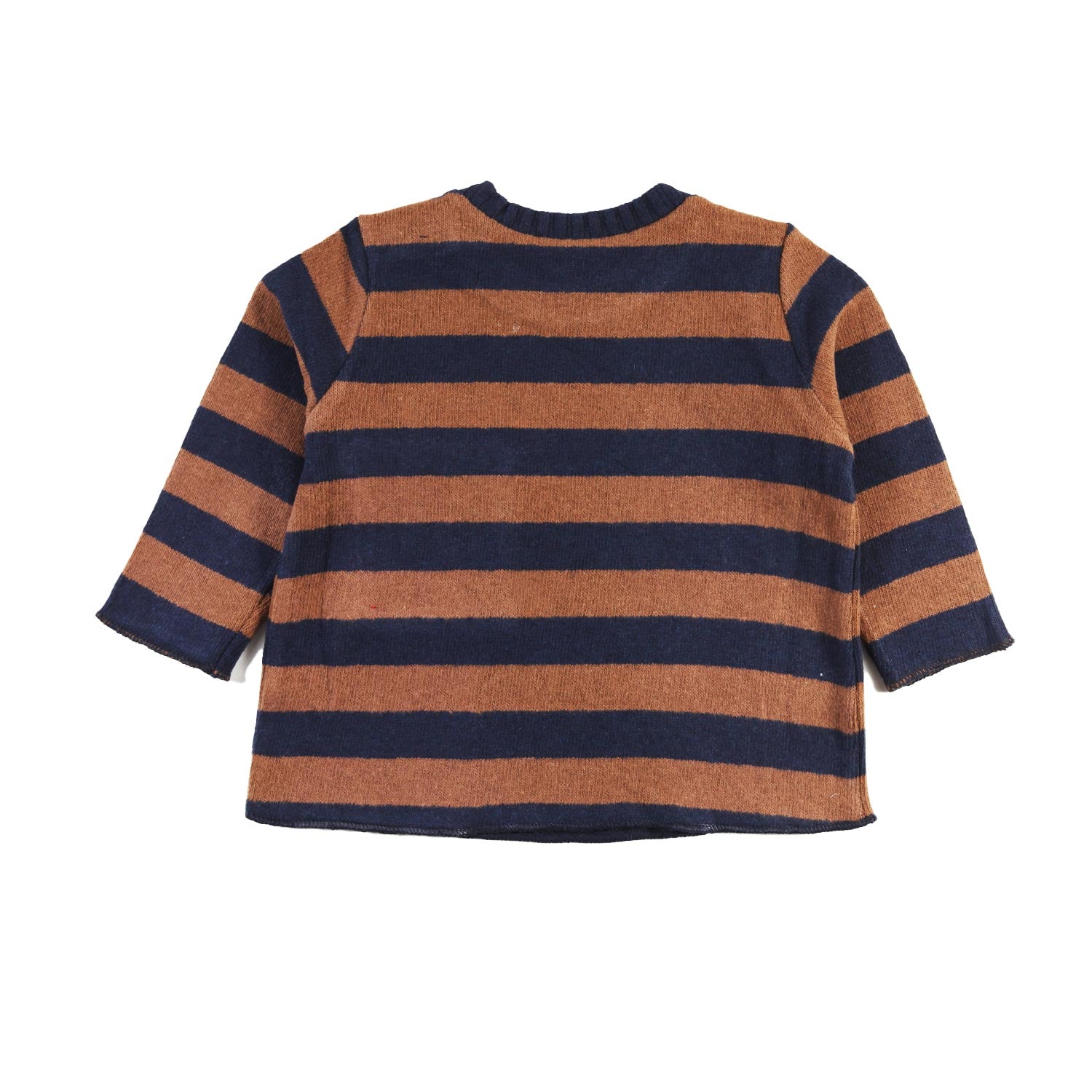 Maglia Zhoe e Tobiah blu e tabacco Bimbo - annameglio.com abbigliamento moda