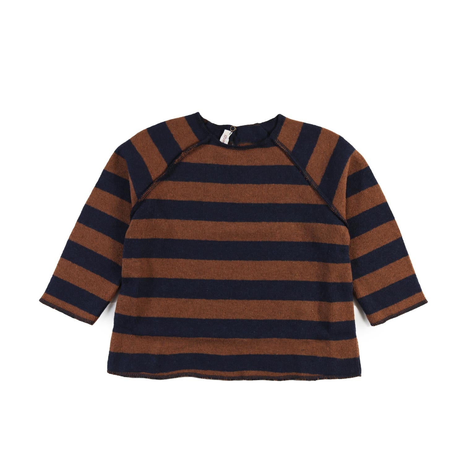 Maglia Zhoe e Tobiah blu e tabacco Bimba - annameglio.com abbigliamento moda