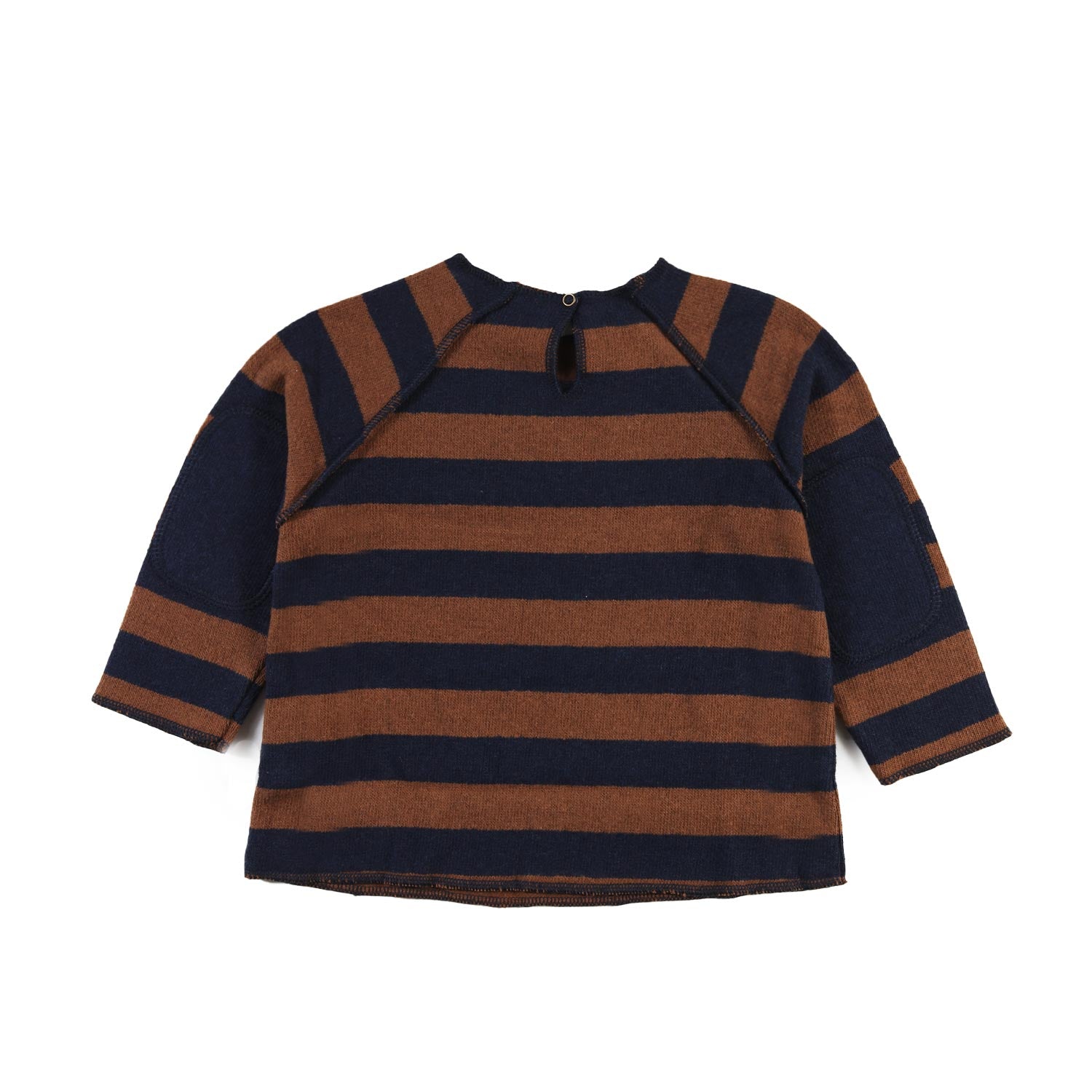 Maglia Zhoe e Tobiah blu e tabacco Bimba - annameglio.com abbigliamento moda