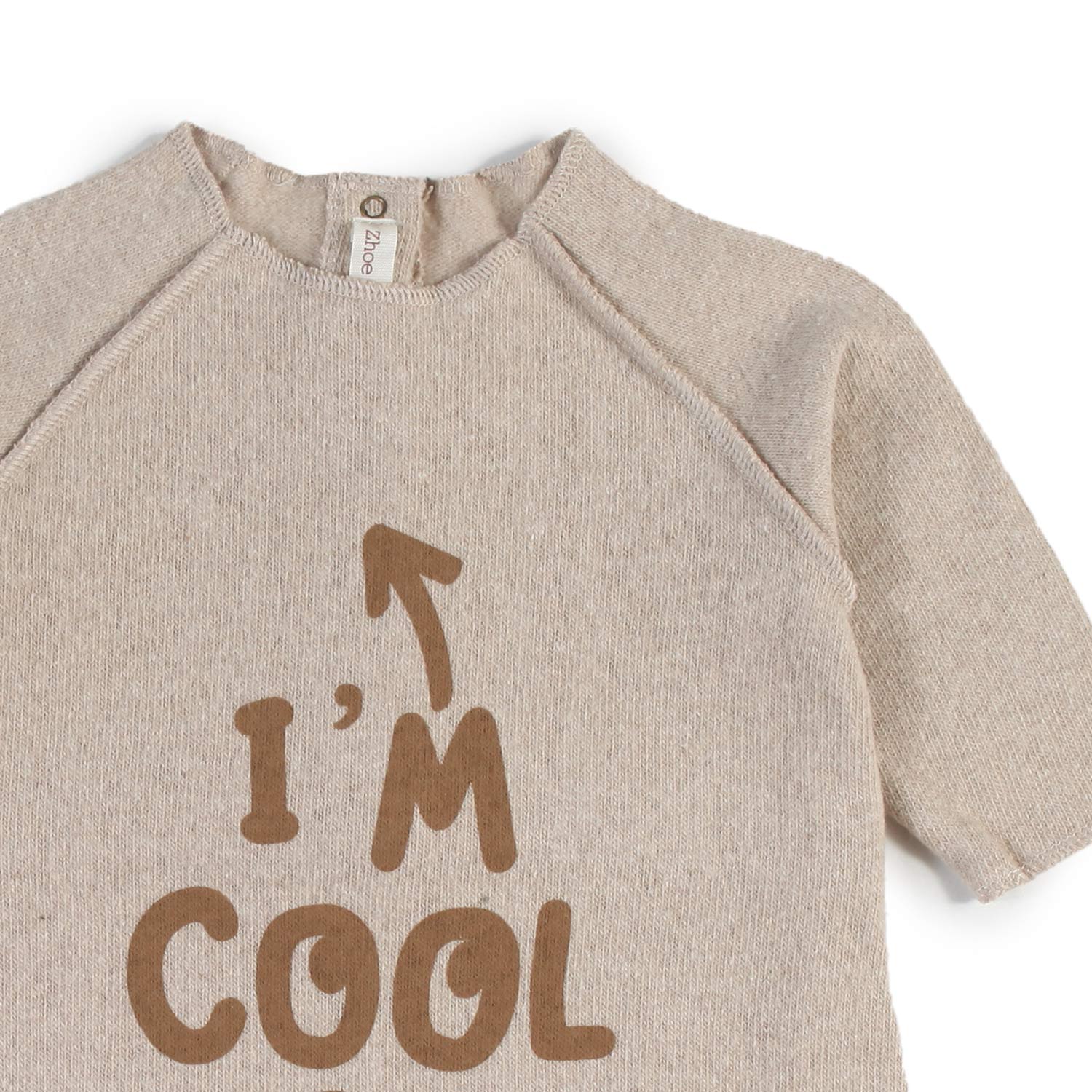 Tutina interlock Zhoe e Tobiah ecru Bimbo e Bimba - annameglio.com abbigliamento moda