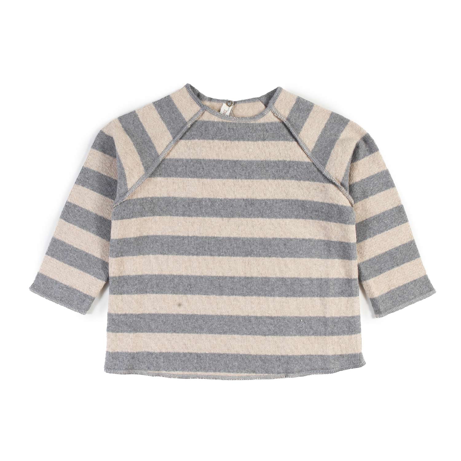 Maglia Zhoe e Tobiah beige e grigia Bimba - annameglio.com abbigliamento moda